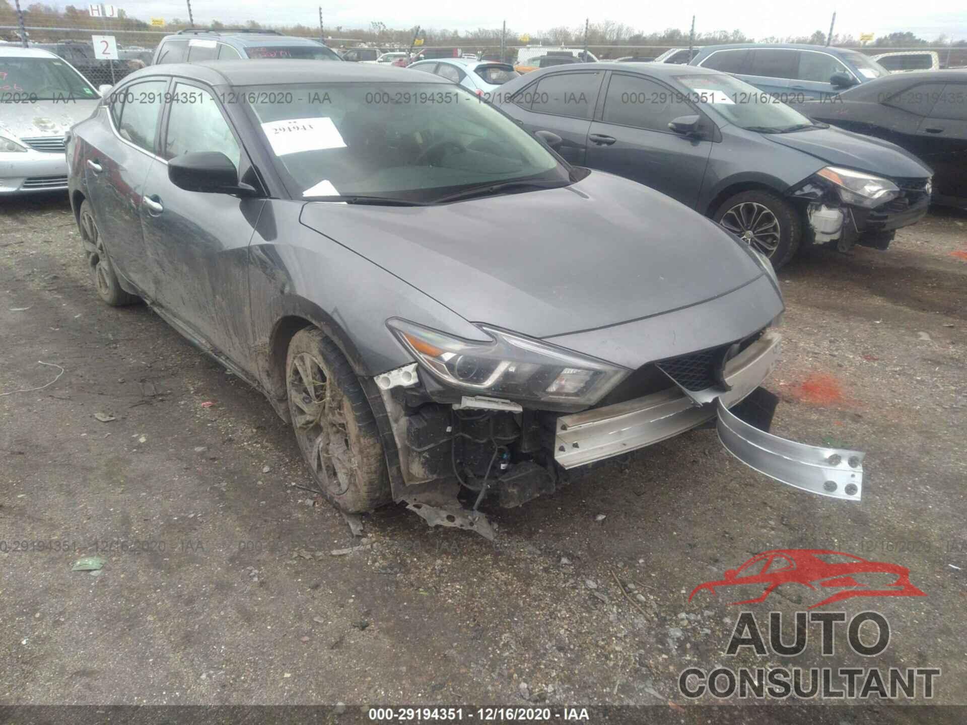 NISSAN MAXIMA 2017 - 1N4AA6APXHC394428