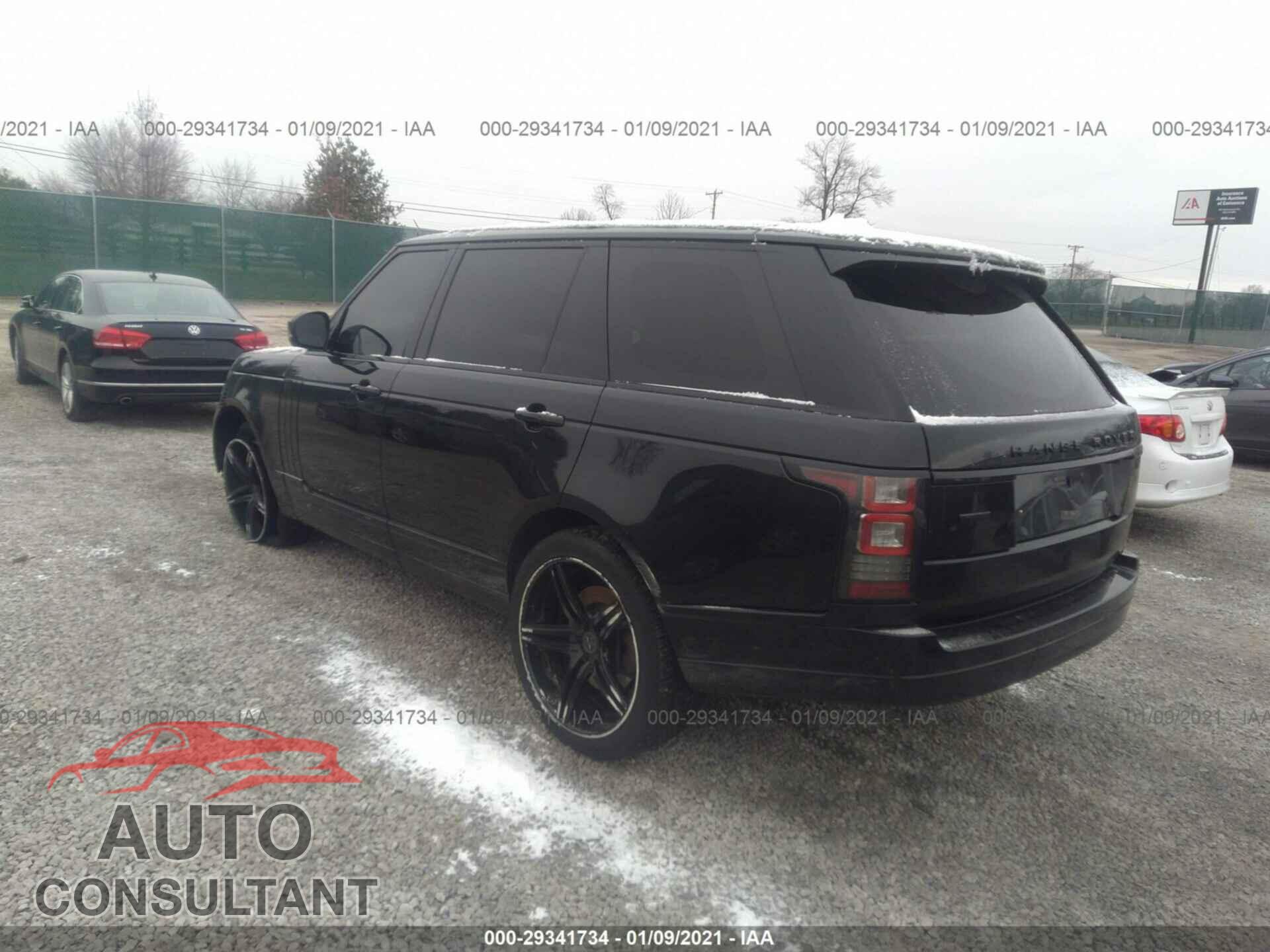 LAND ROVER RANGE ROVER 2016 - SALGS3EFXGA252102