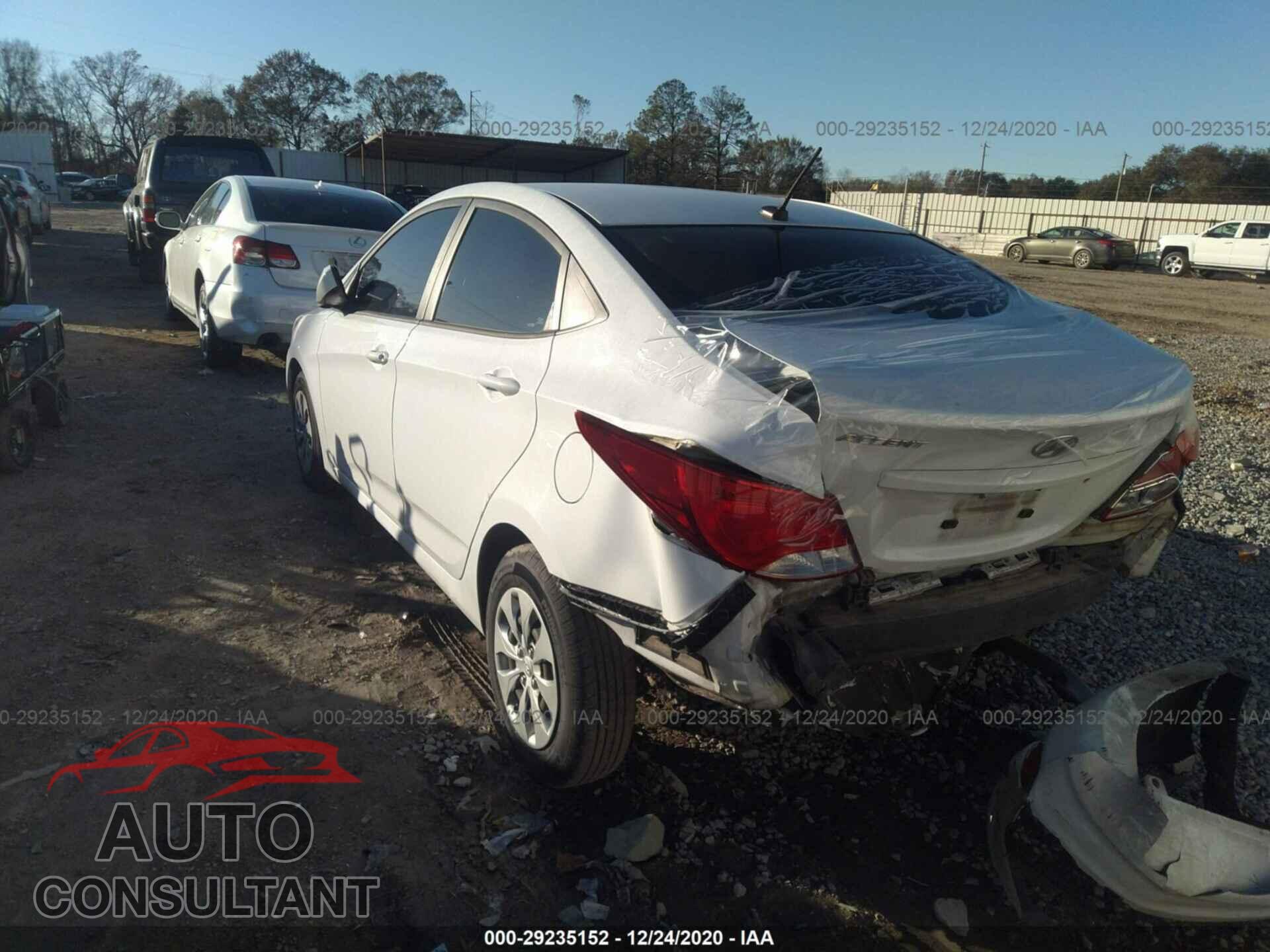 HYUNDAI ACCENT 2017 - KMHCT4AE4HU166687