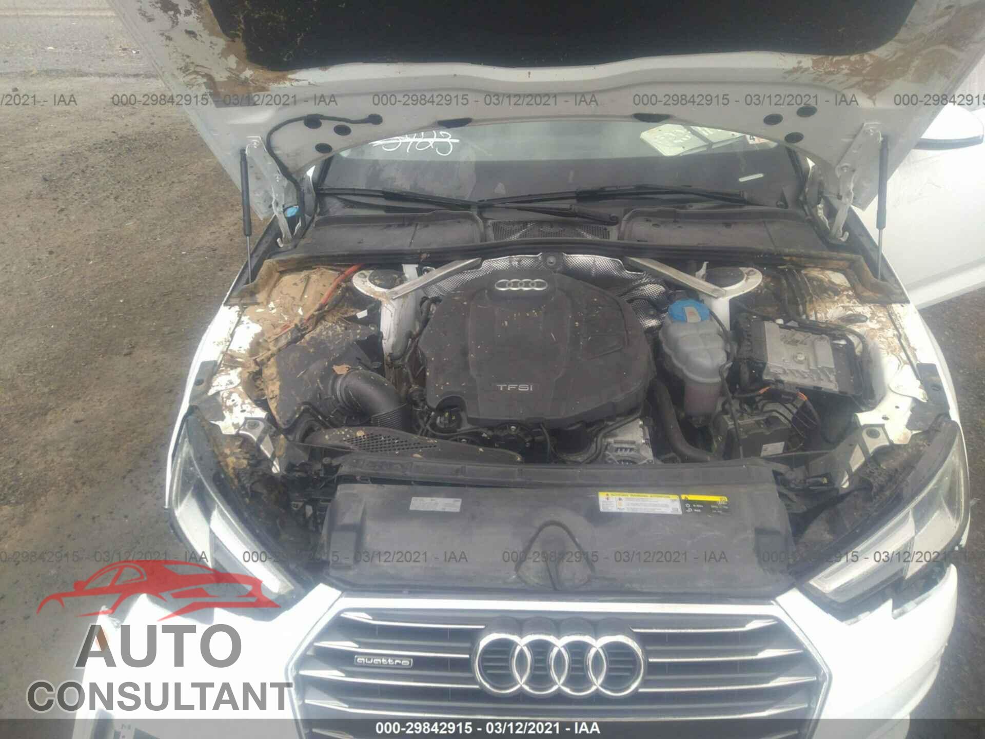 AUDI A4 2017 - WAUANAF48HN006744
