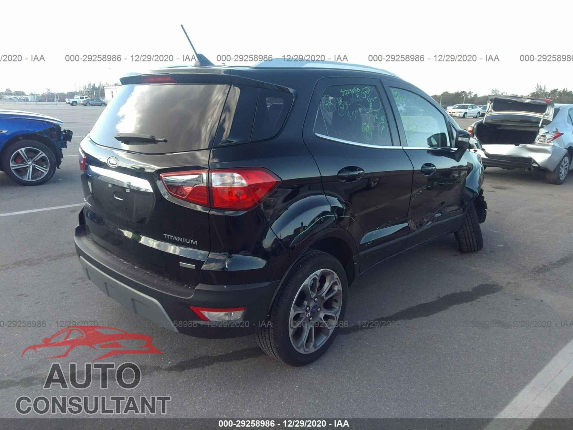 FORD ECOSPORT 2020 - MAJ3S2KE9LC325654