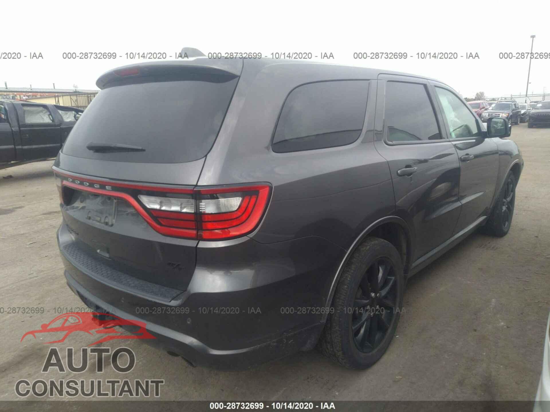 DODGE DURANGO 2017 - 1C4SDJCT0HC860807