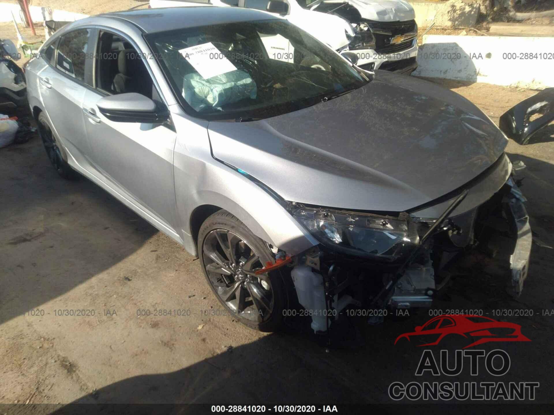 HONDA CIVIC SEDAN 2020 - 19XFC2F84LE207237