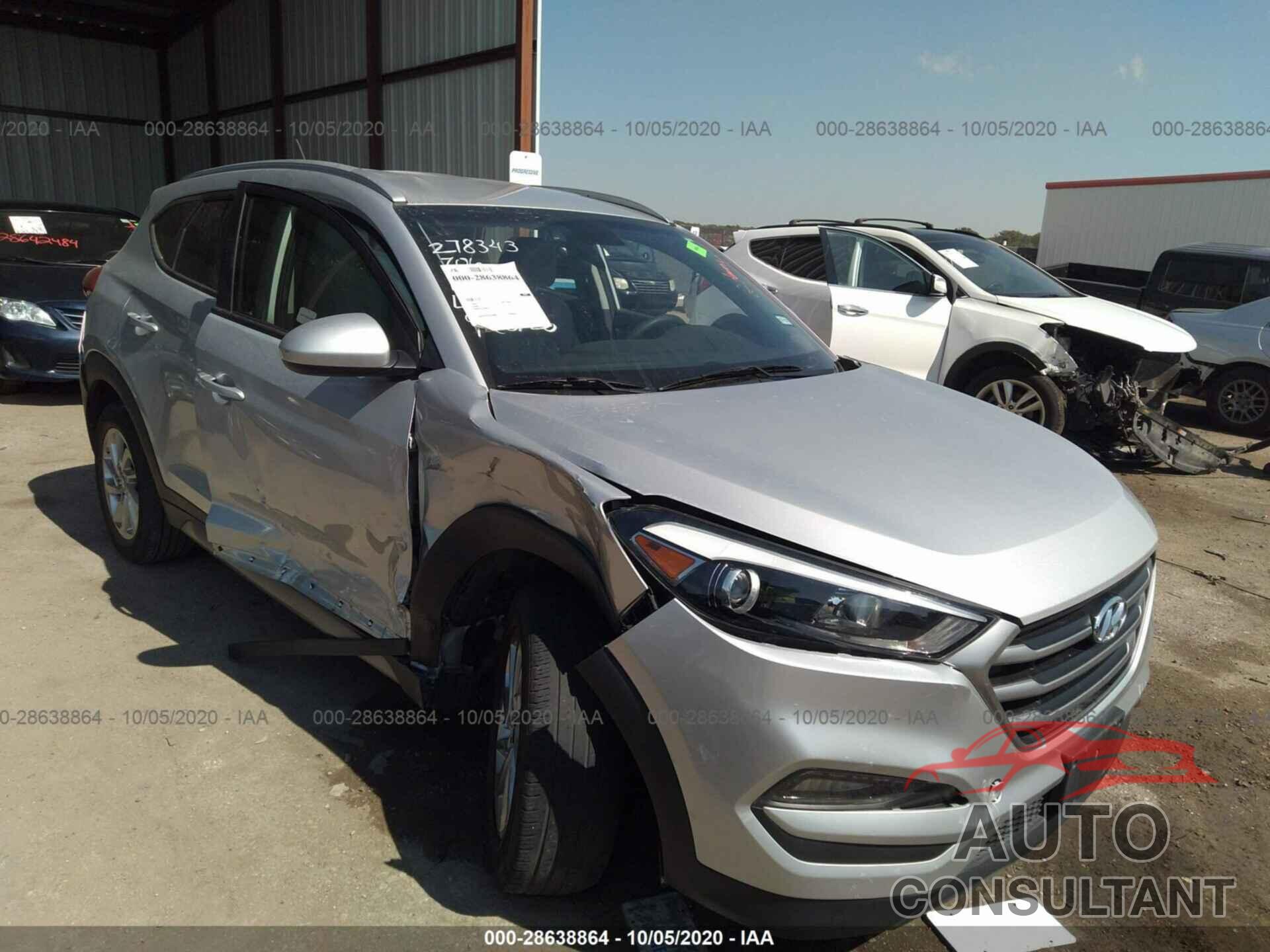 HYUNDAI TUCSON 2017 - KM8J3CA44HU313812