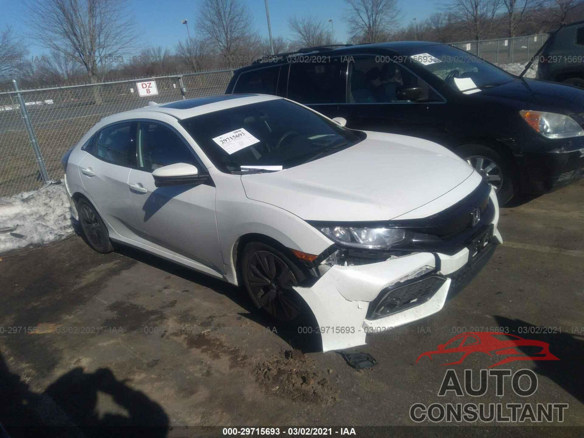 HONDA CIVIC HATCHBACK 2017 - SHHFK7H52HU412087
