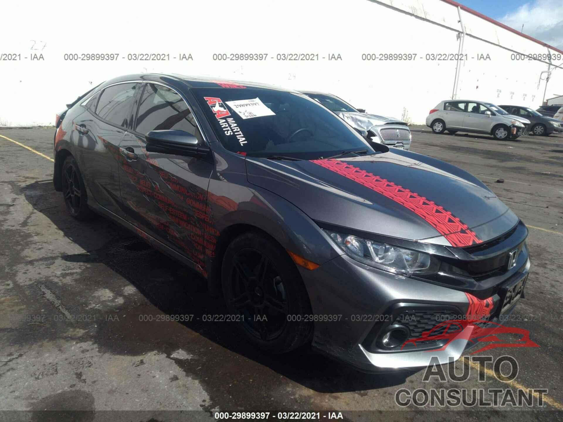 HONDA CIVIC HATCHBACK 2018 - SHHFK7H73JU412560