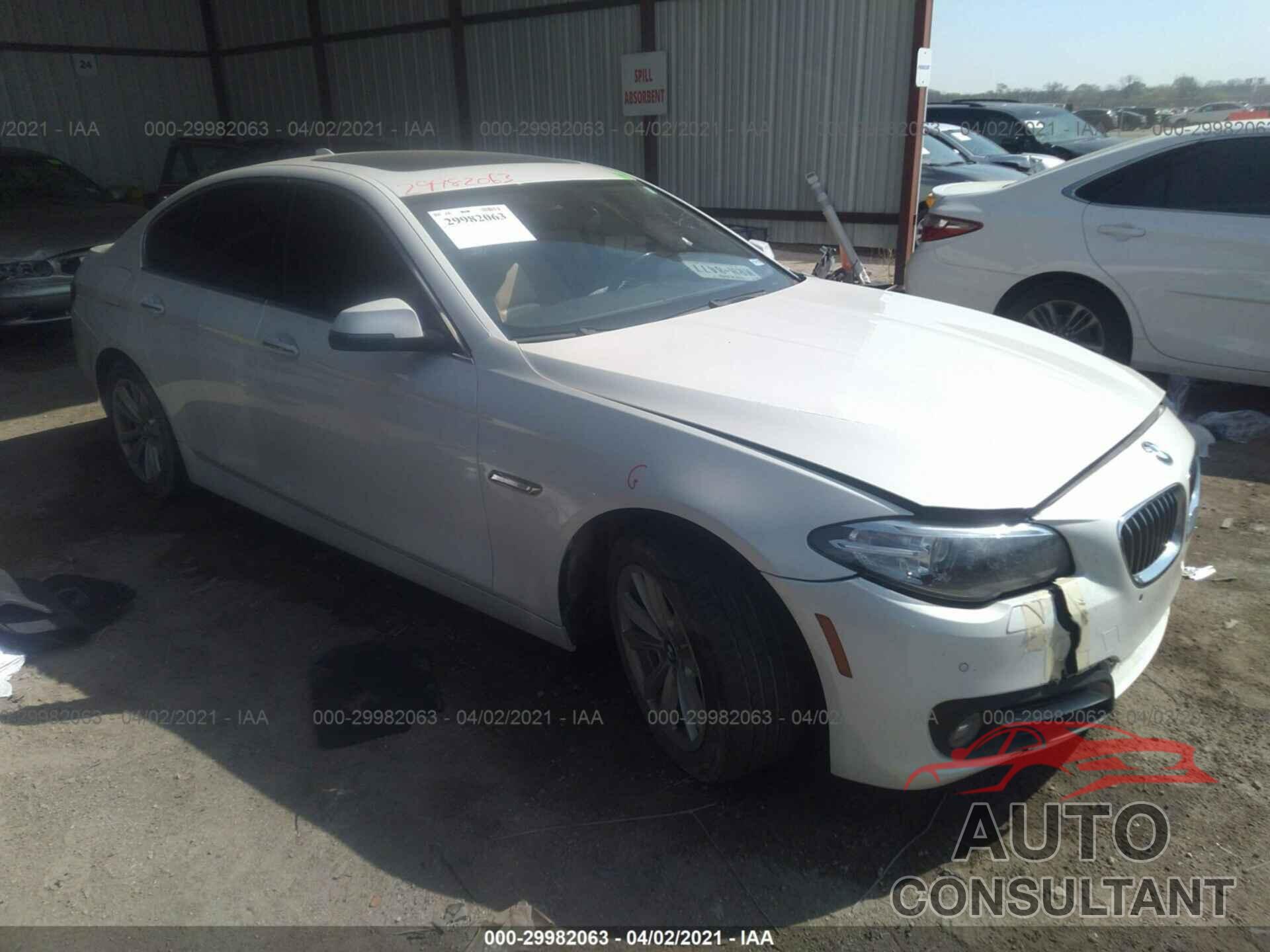 BMW 5 SERIES 2016 - WBA5A5C54GD526400