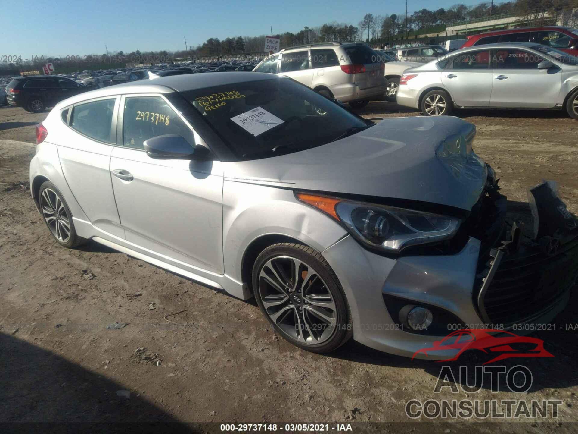 HYUNDAI VELOSTER 2016 - KMHTC6AEXGU264780