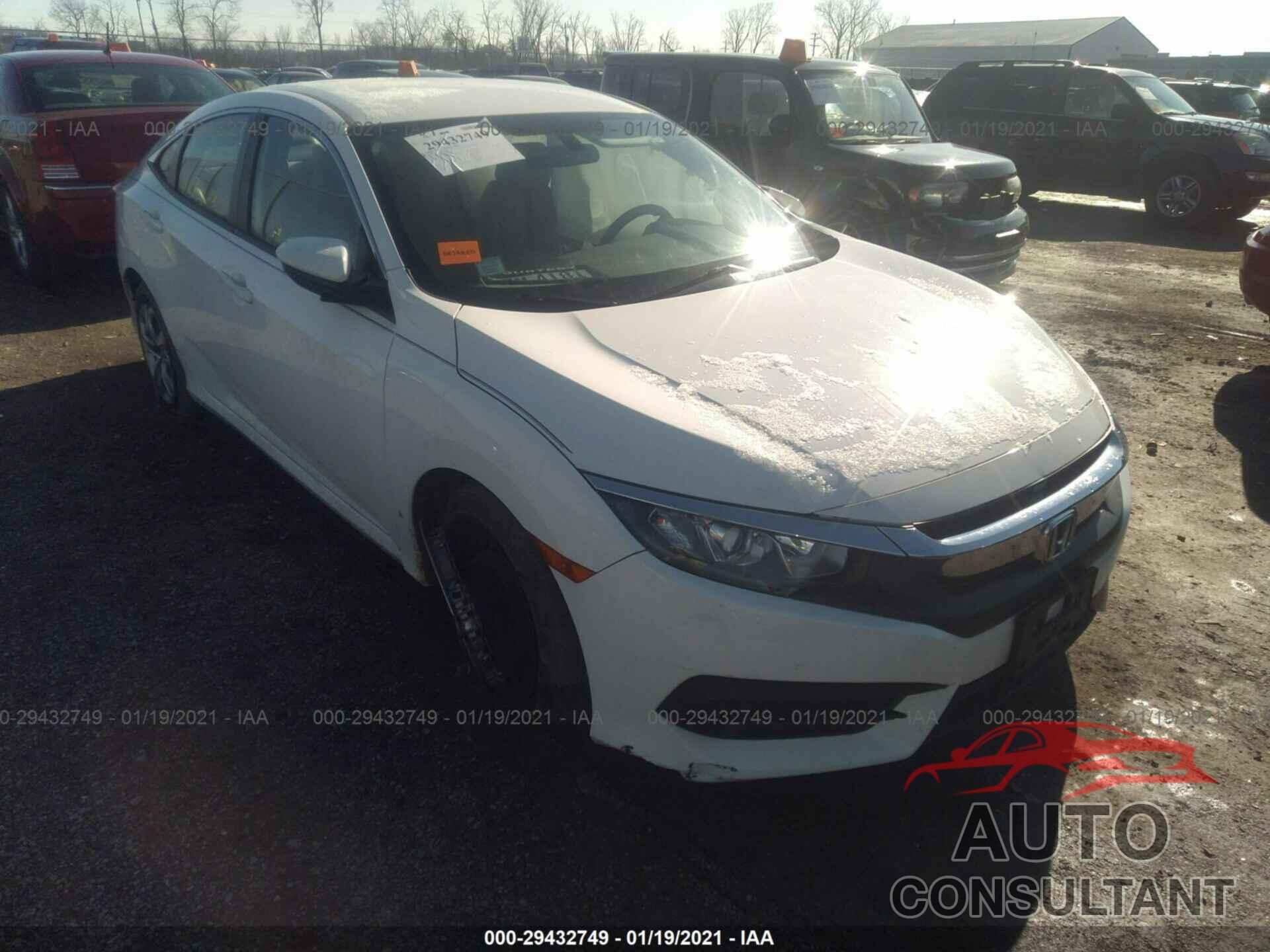 HONDA CIVIC SEDAN 2016 - 19XFC2F56GE013885