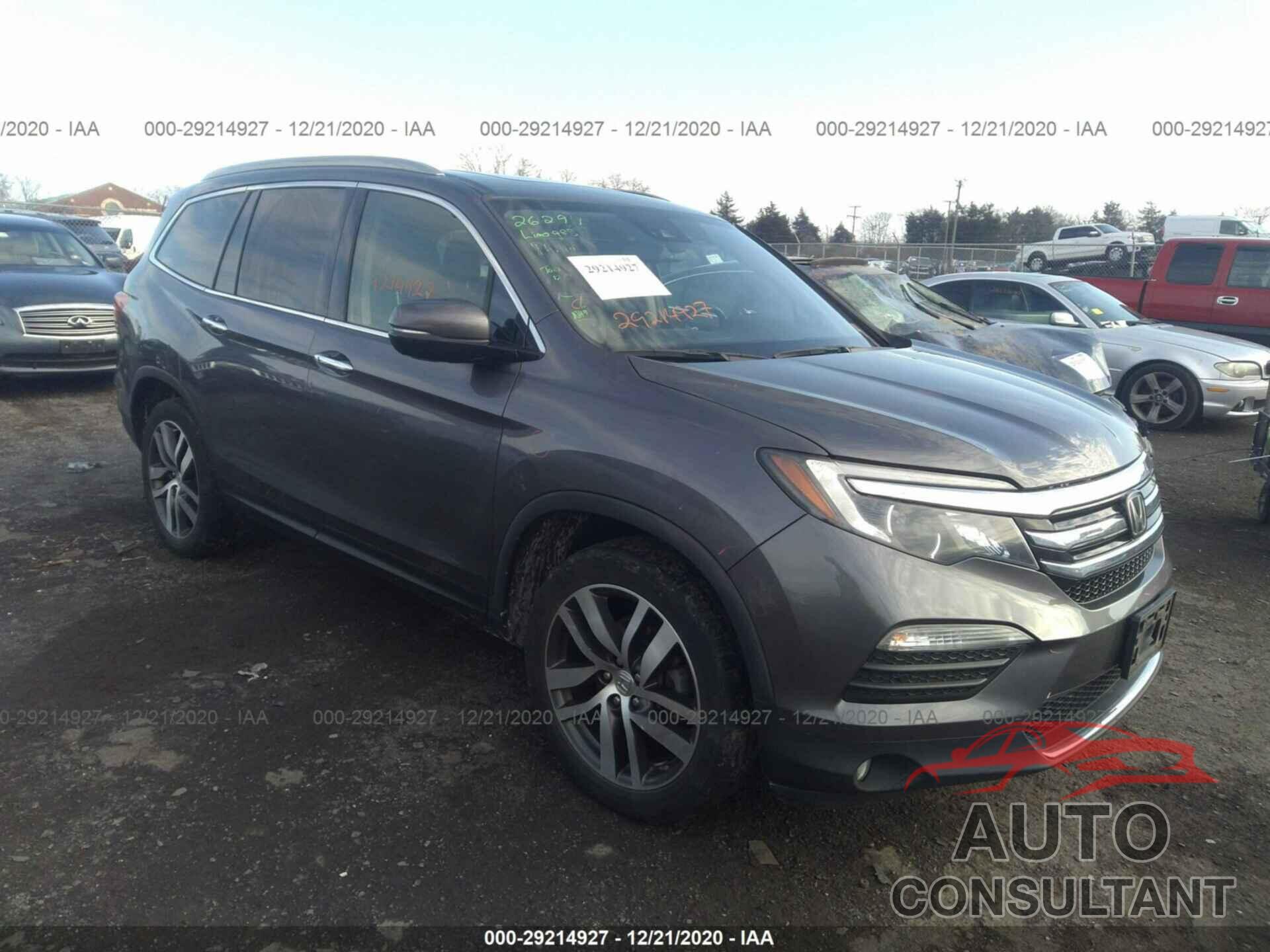 HONDA PILOT 2016 - 5FNYF6H06GB057002