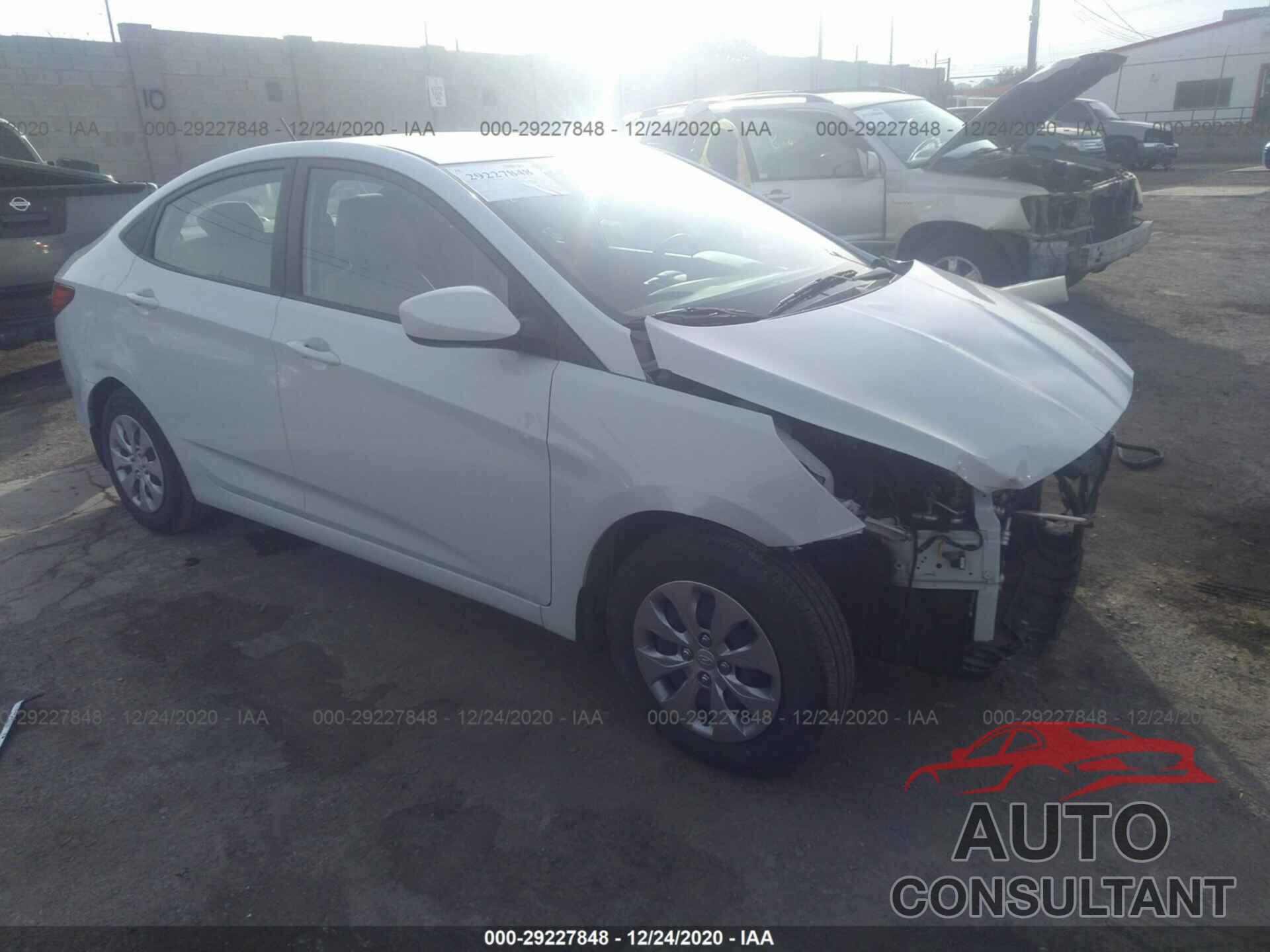 HYUNDAI ACCENT 2017 - KMHCT4AE8HU362549