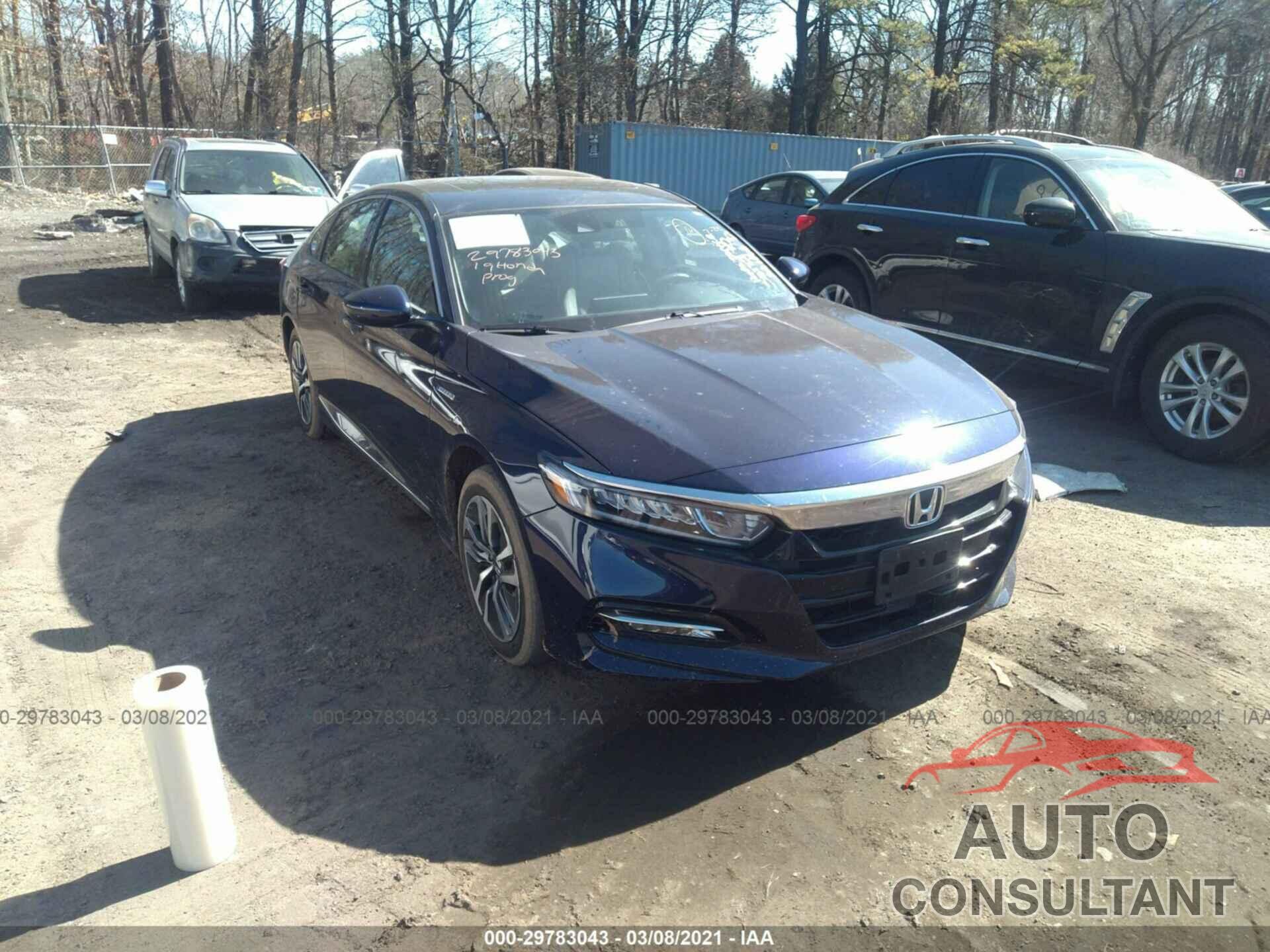 HONDA ACCORD HYBRID 2019 - 1HGCV3F4XKA005893