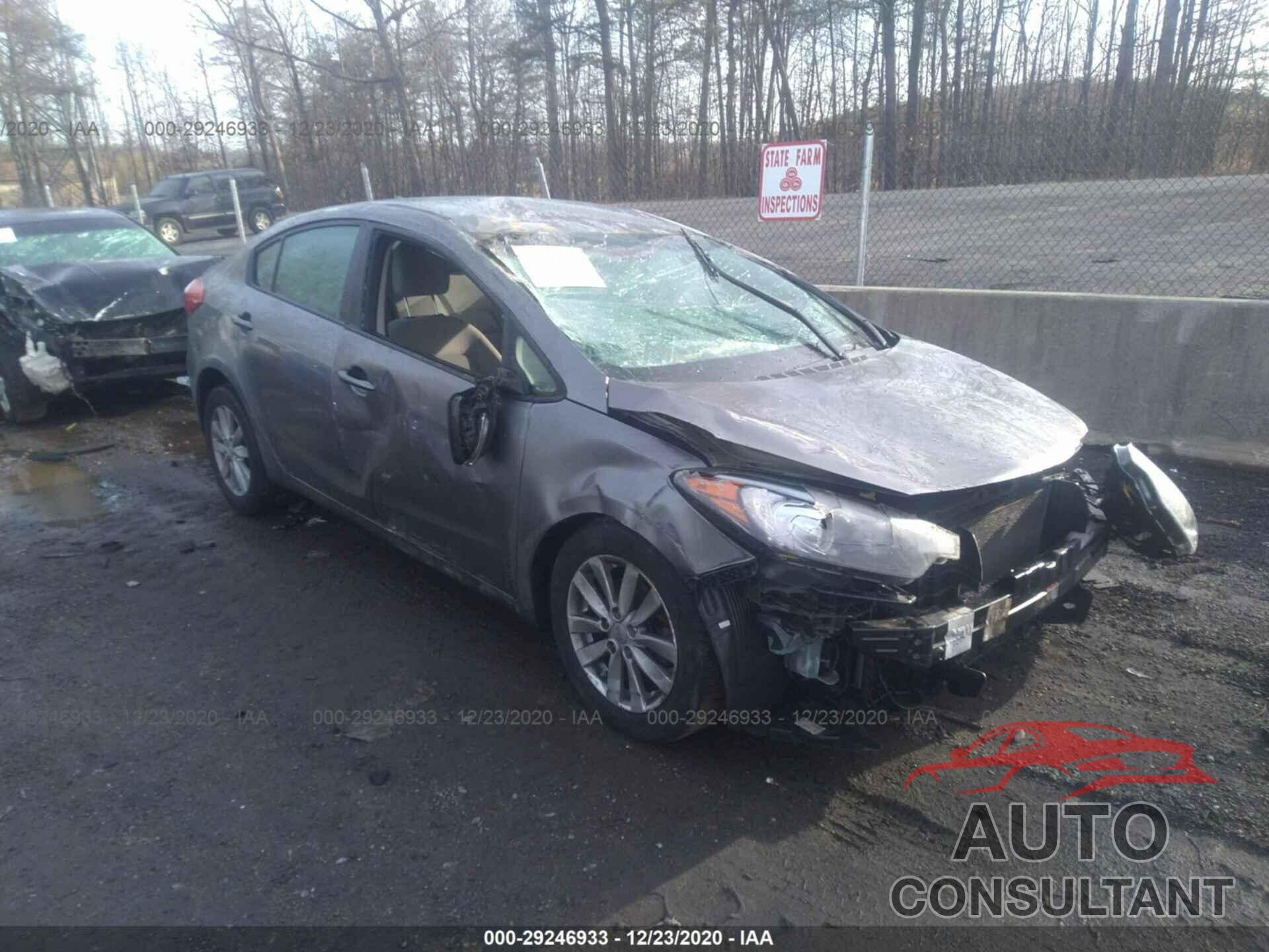 KIA FORTE 2016 - KNAFX4A60G5445686