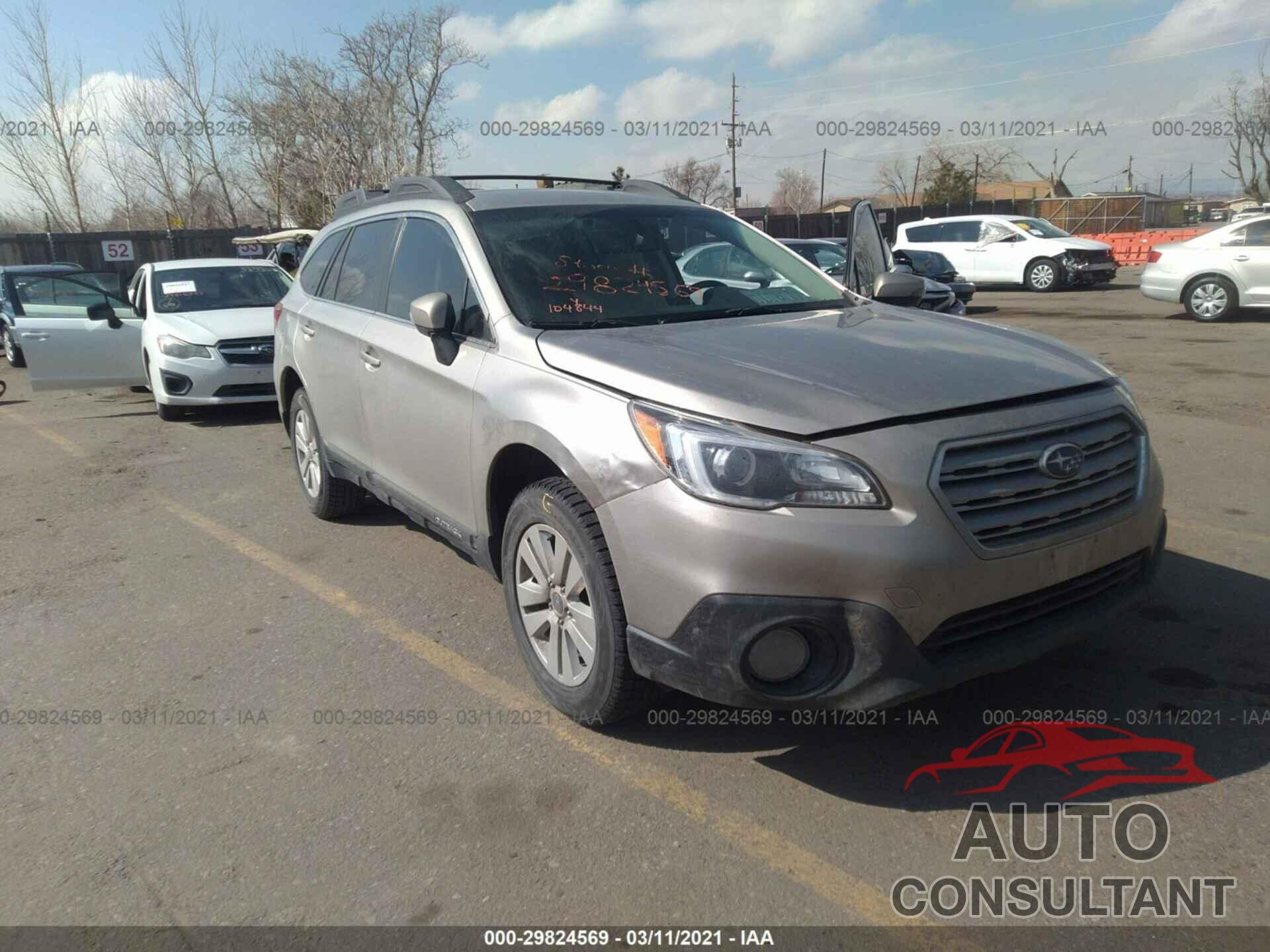 SUBARU OUTBACK 2017 - 4S4BSAFCXH3390802