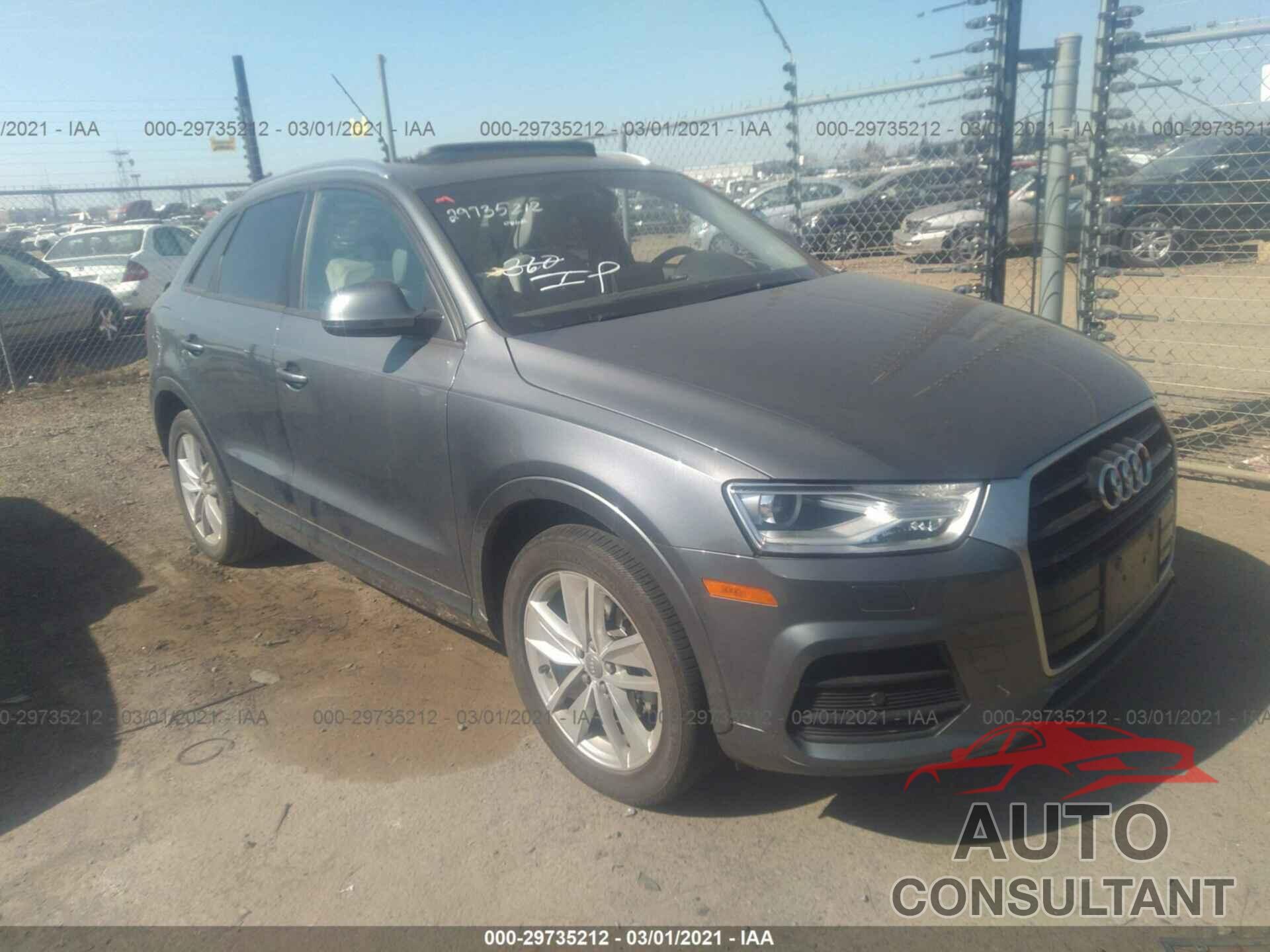 AUDI Q3 2017 - WA1BCCFS5HR016397