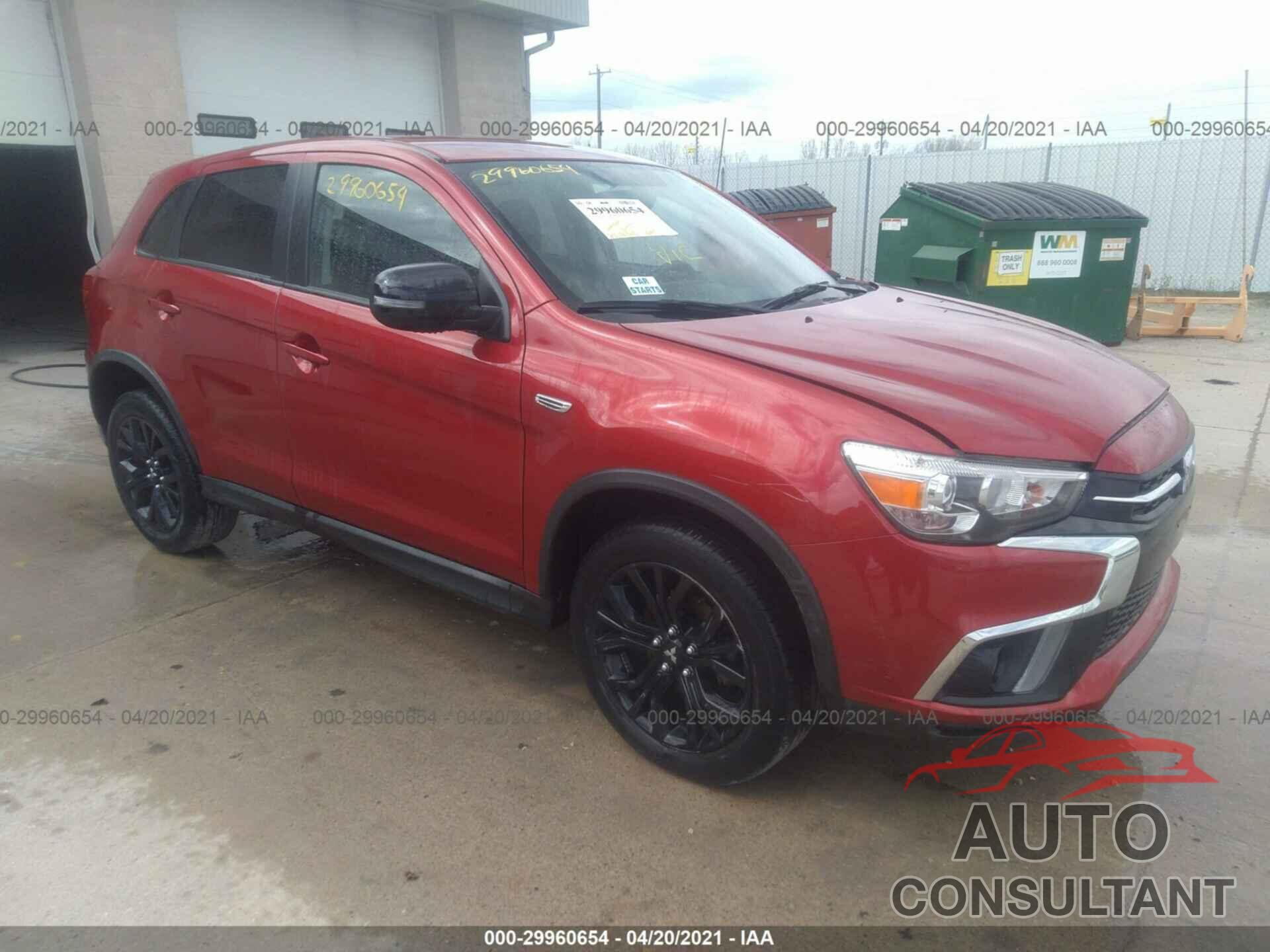 MITSUBISHI OUTLANDER SPORT 2018 - JA4AP3AU8JZ020605