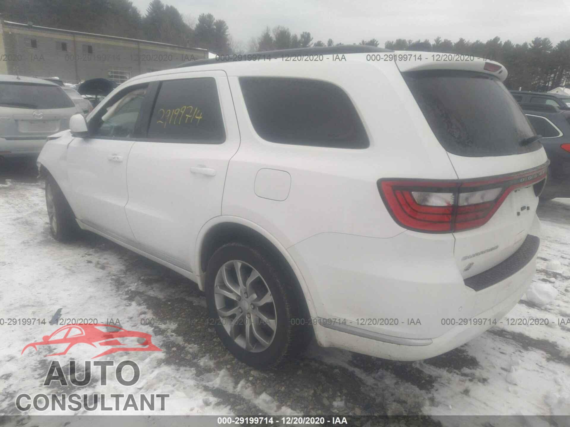 DODGE DURANGO 2018 - 1C4RDJAG1JC219336