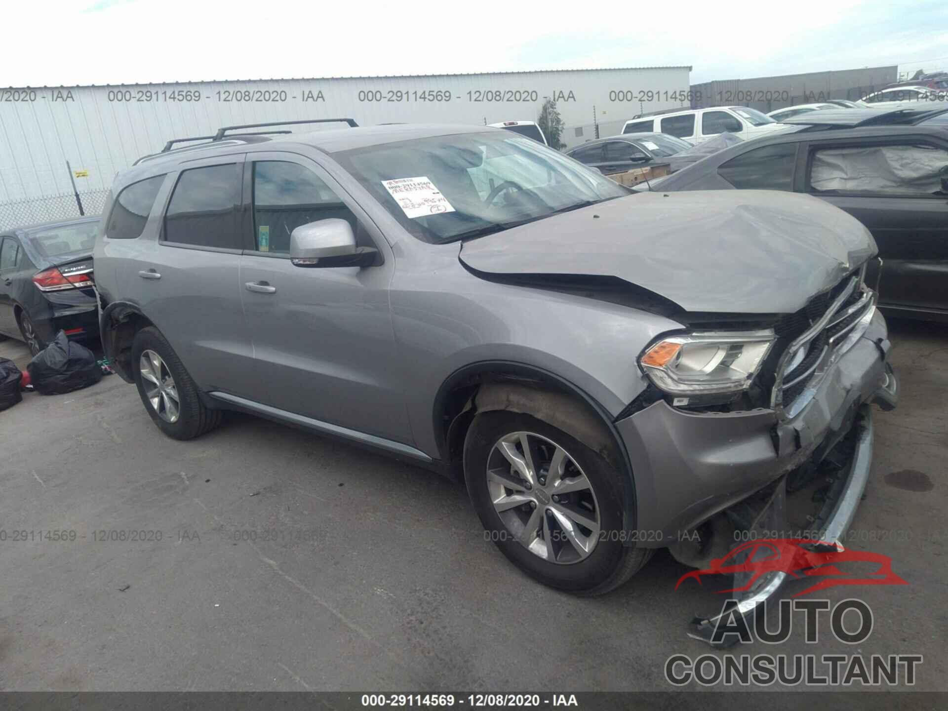 DODGE DURANGO 2016 - 1C4RDJDG7GC455803