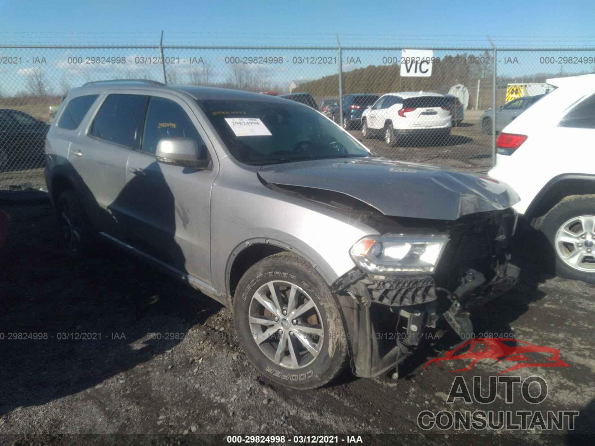 DODGE DURANGO 2016 - 1C4RDJDG0GC315270