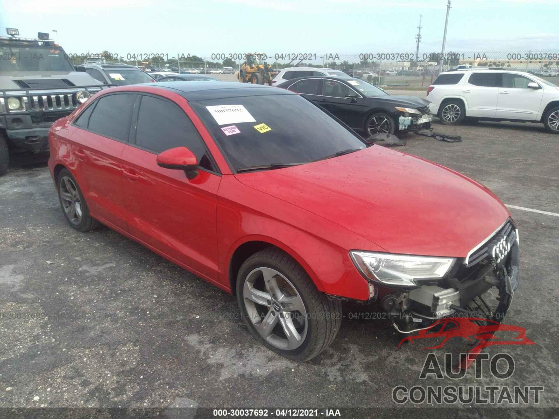 AUDI A3 SEDAN 2017 - WAUAUGFF9H1044515