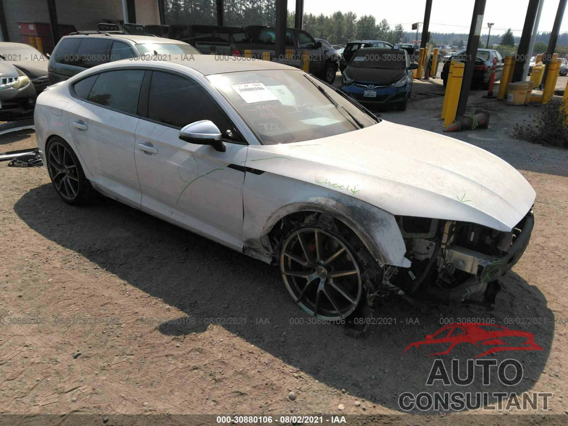 AUDI S5 SPORTBACK 2018 - WAUC4CF54JA055341