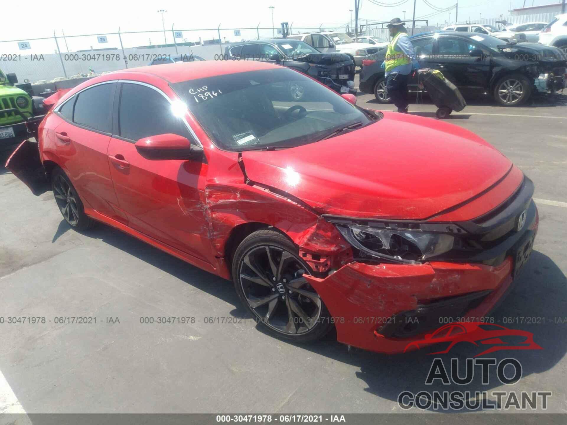 HONDA CIVIC SEDAN 2020 - 2HGFC2F85LH527088