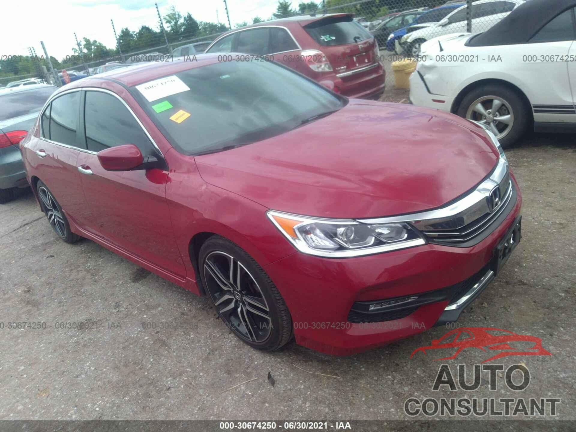HONDA ACCORD SEDAN 2017 - 1HGCR2F52HA277967