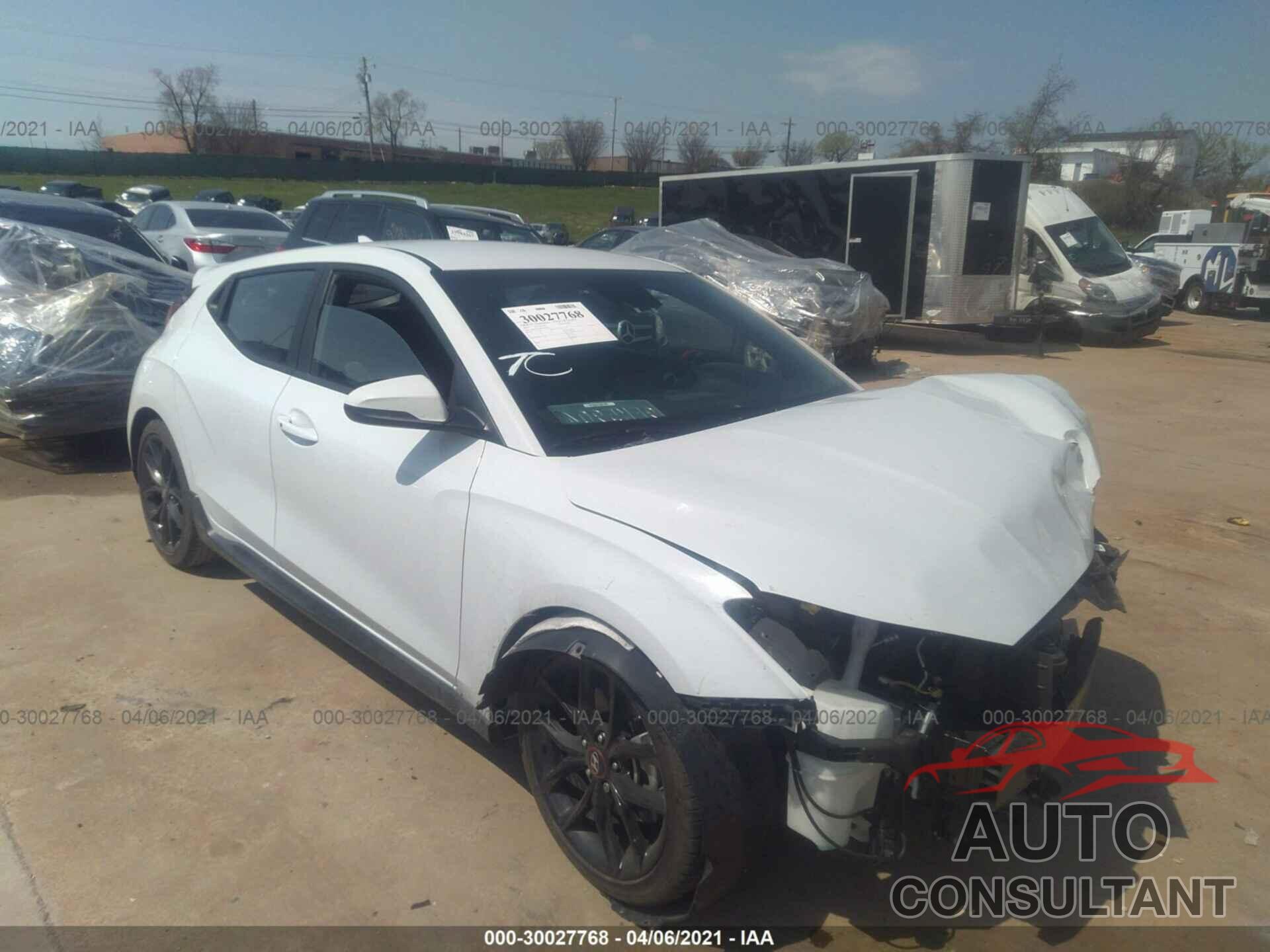 HYUNDAI VELOSTER 2019 - KMHTH6AB3KU020176