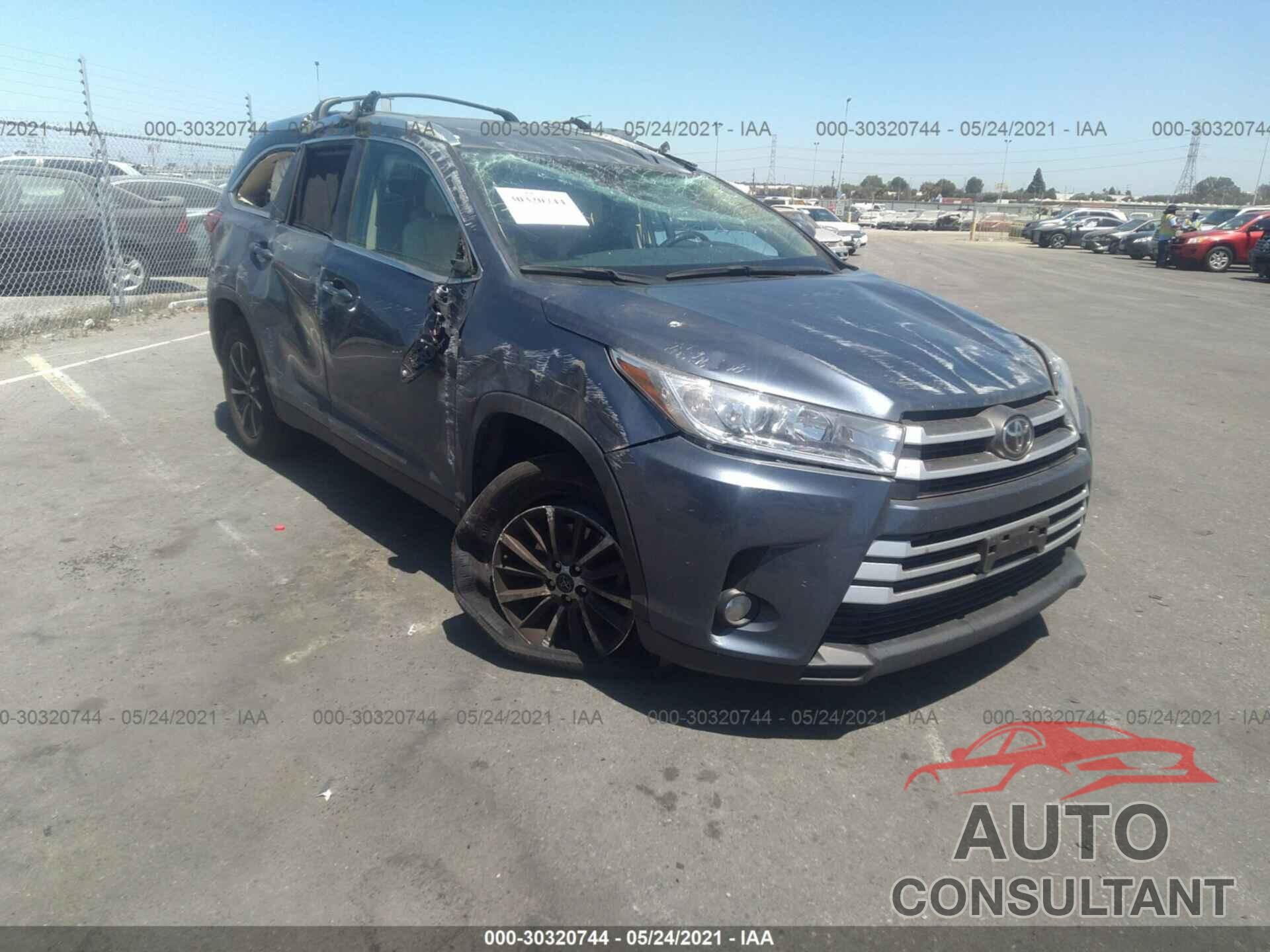 TOYOTA HIGHLANDER 2019 - 5TDKZRFH3KS334667