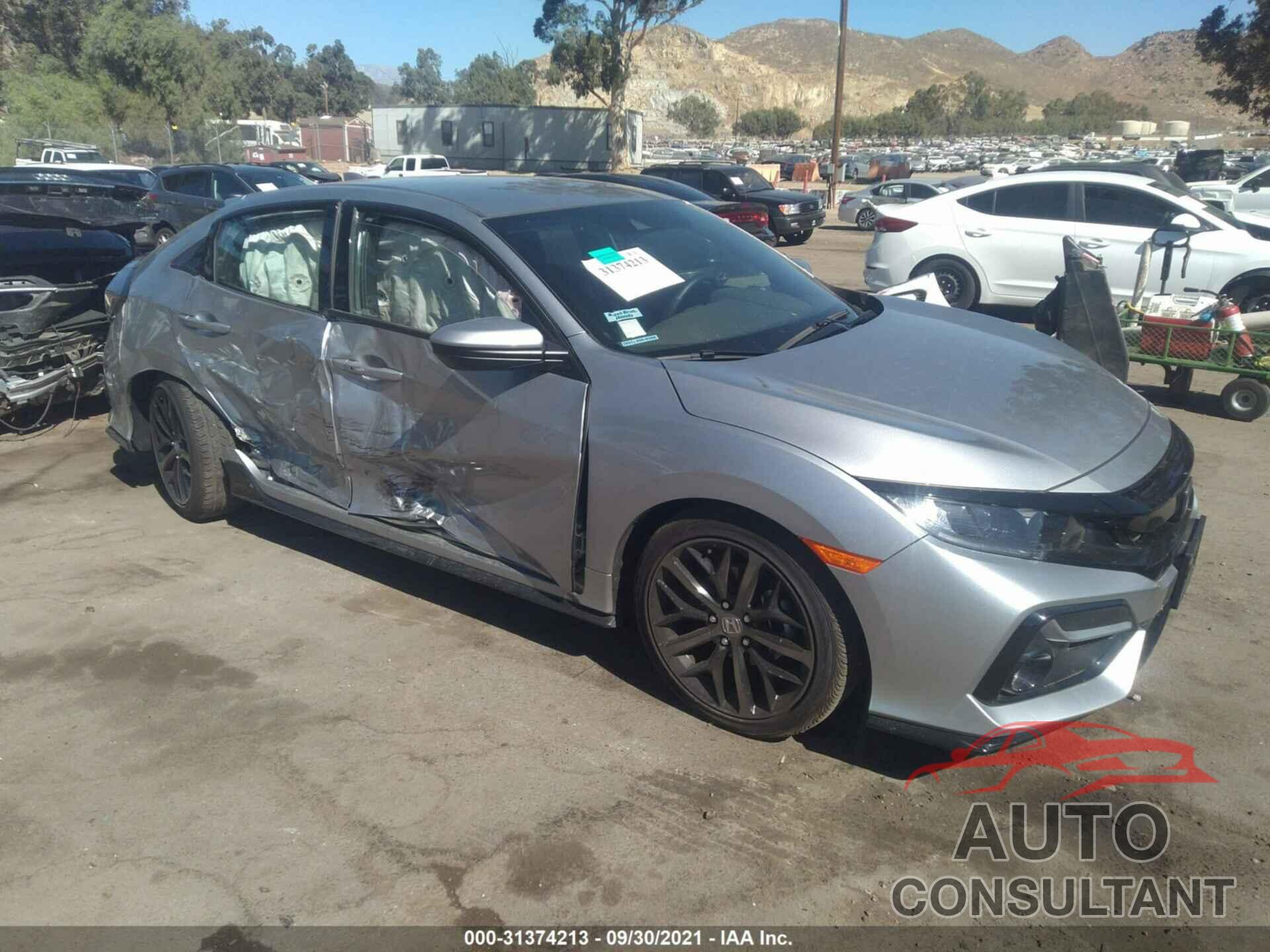 HONDA CIVIC HATCHBACK 2021 - SHHFK7H43MU421267