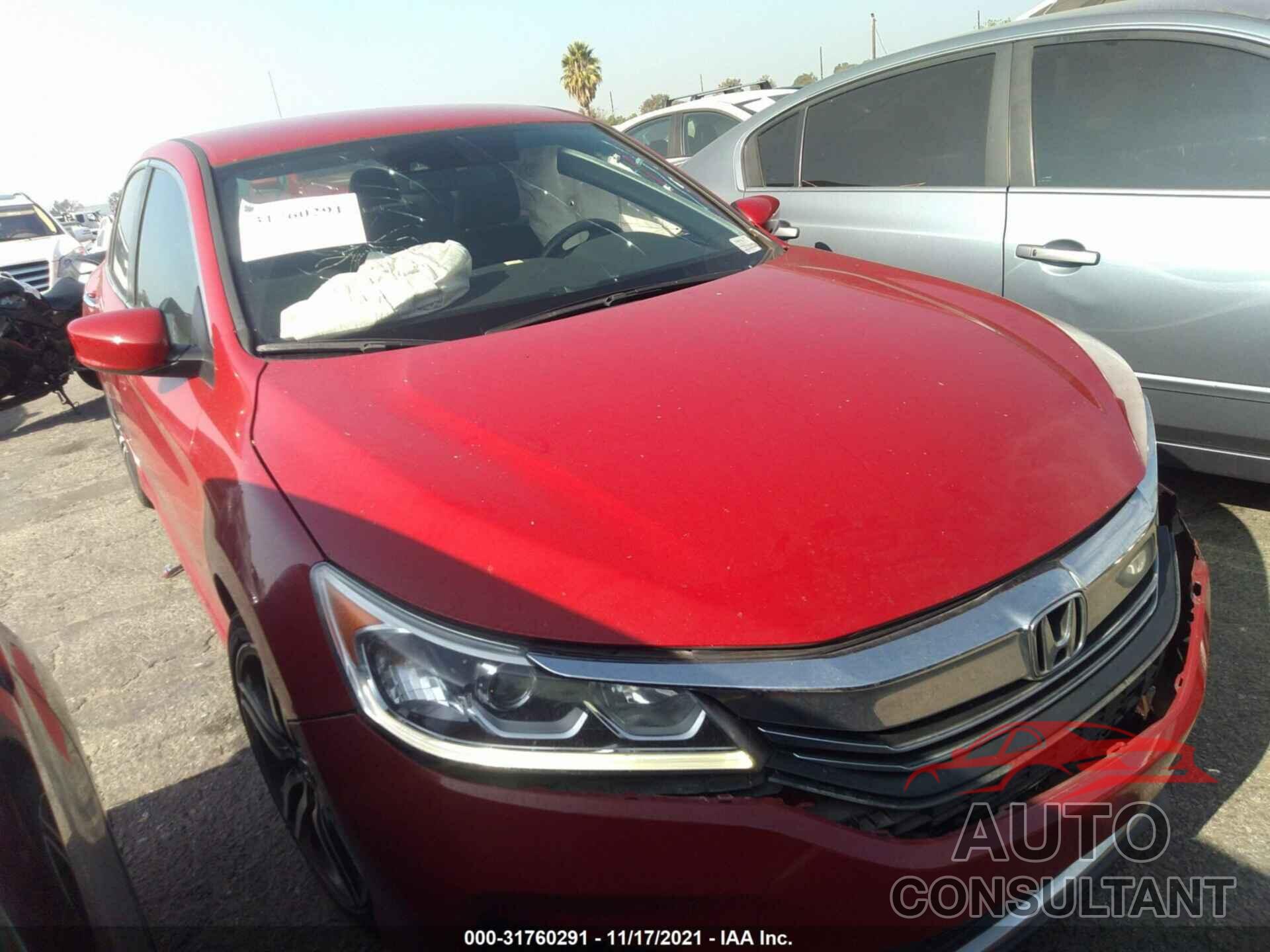 HONDA ACCORD SEDAN 2016 - 1HGCR2F60GA173260
