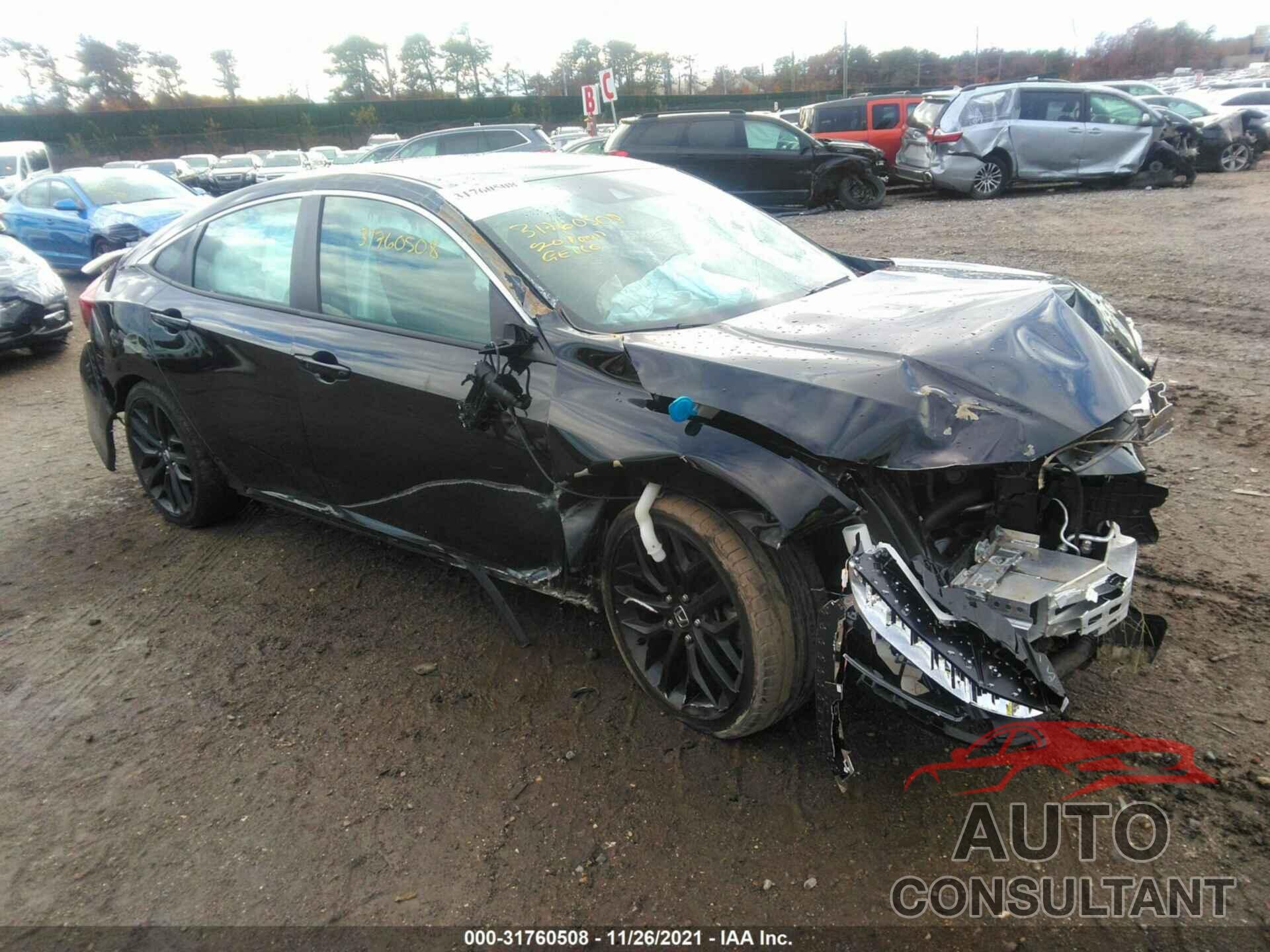 HONDA CIVIC SI SEDAN 2020 - 2HGFC1E59LH702377