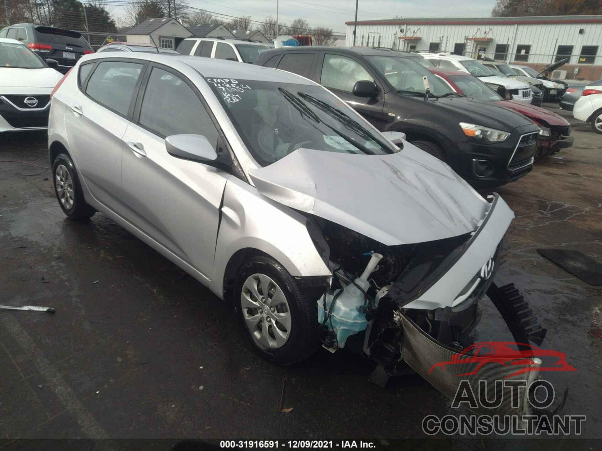 HYUNDAI ACCENT 2016 - KMHCT5AE1GU267190