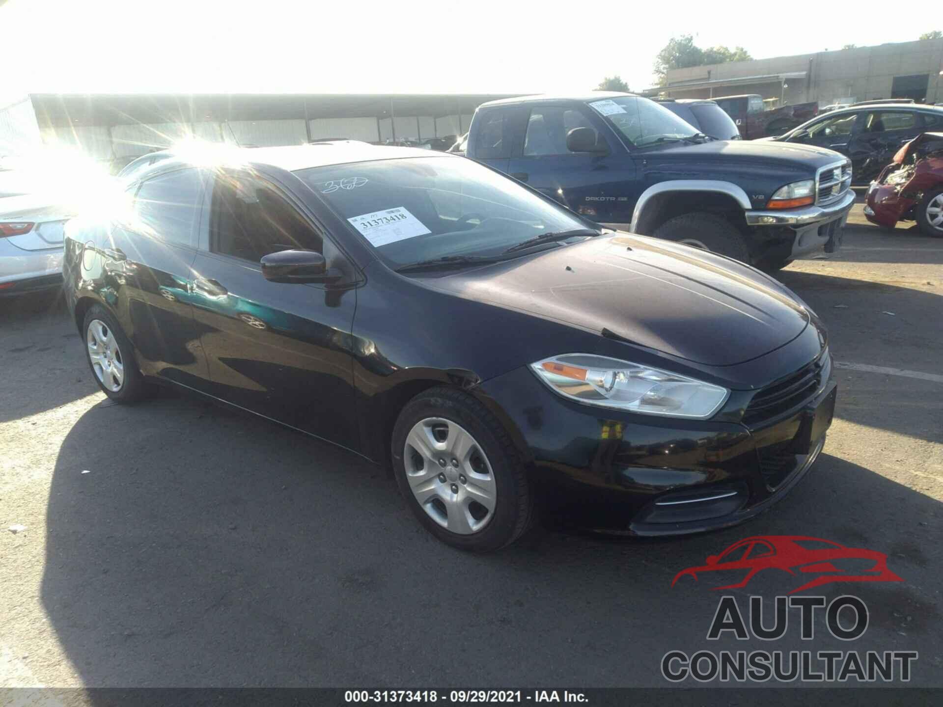 DODGE DART 2016 - 1C3CDFAA0GD592793