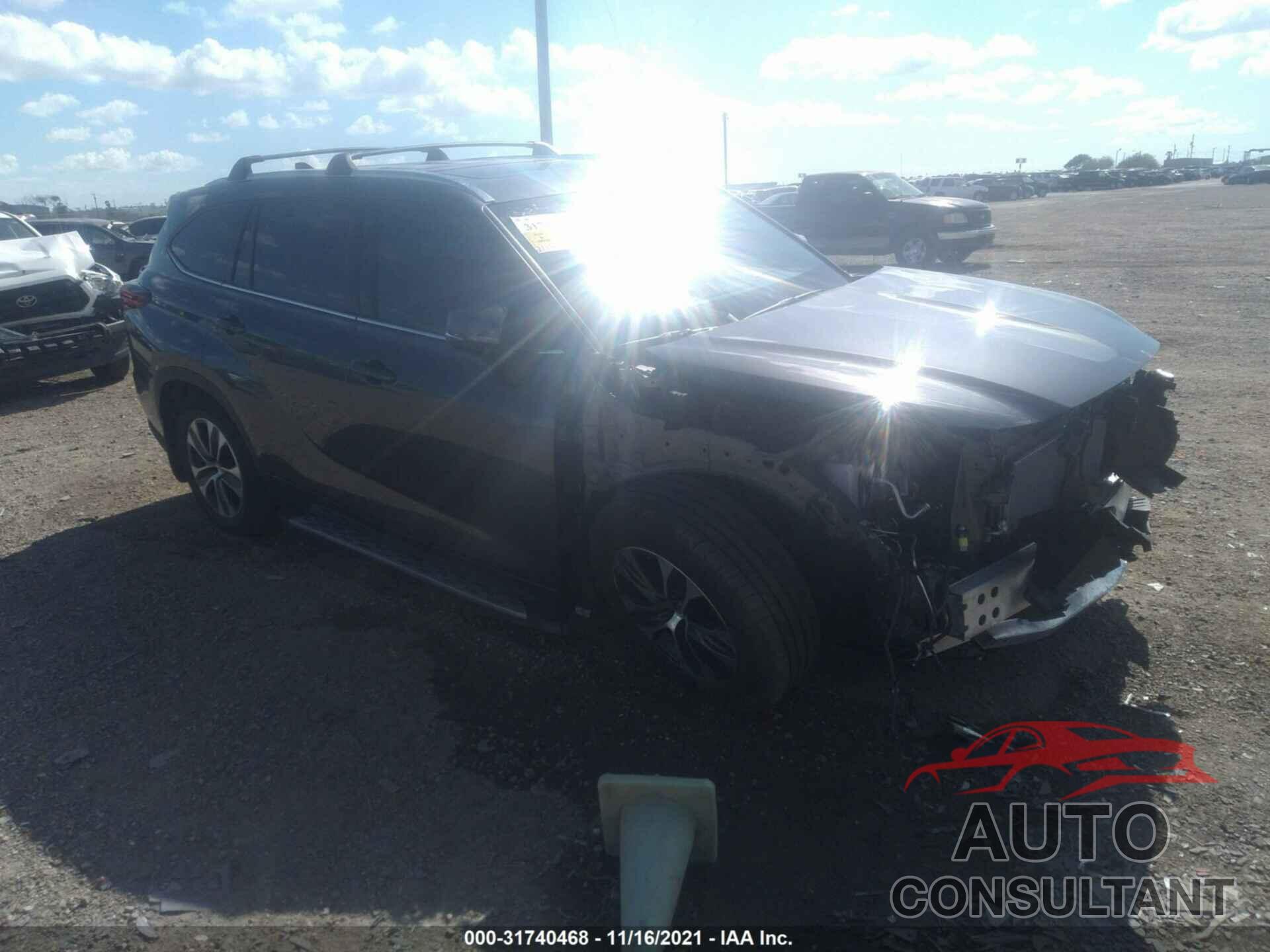 TOYOTA HIGHLANDER 2021 - 5TDGZRAH7MS087296