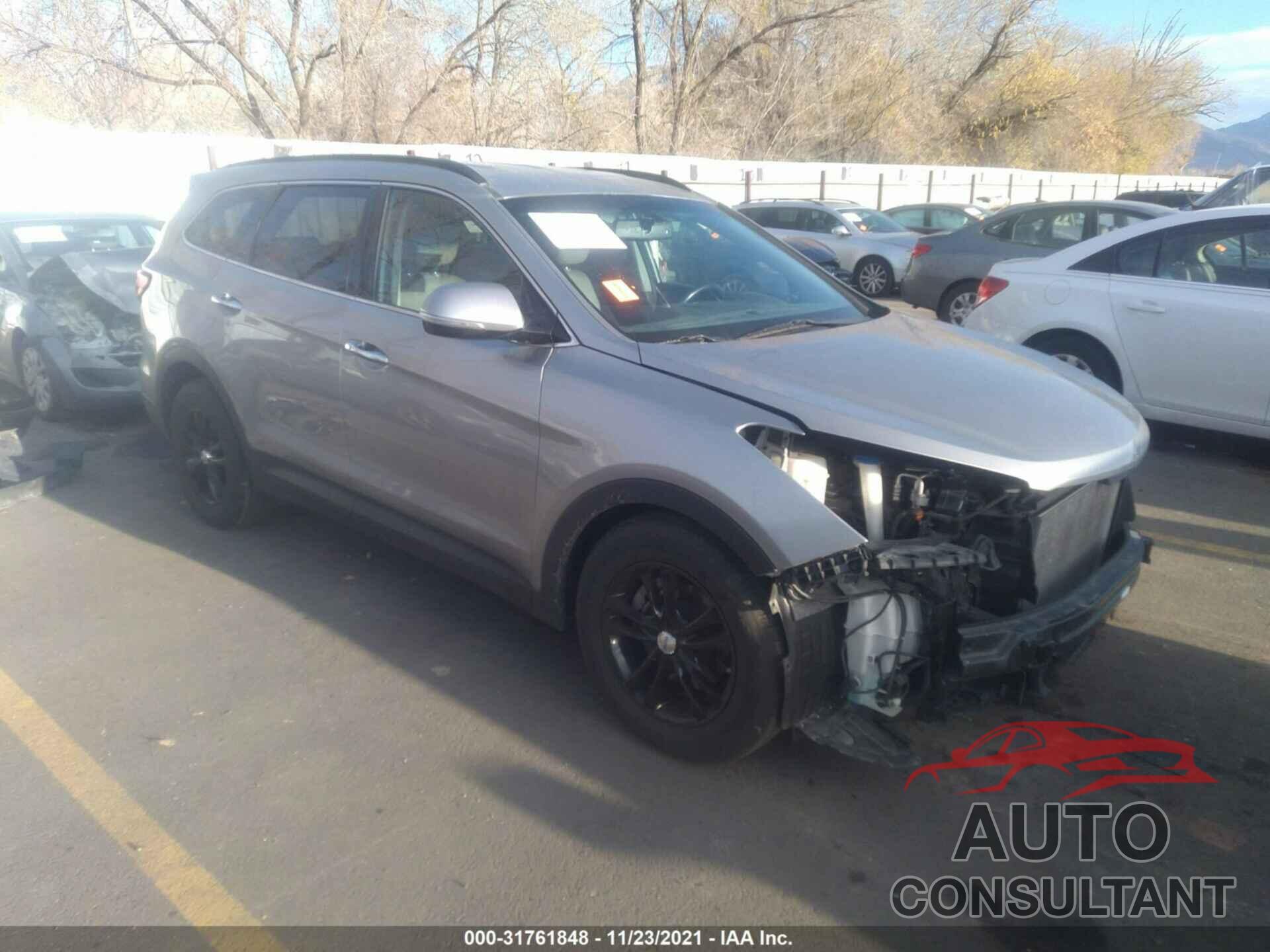 HYUNDAI SANTA FE 2017 - KM8SNDHF9HU242280