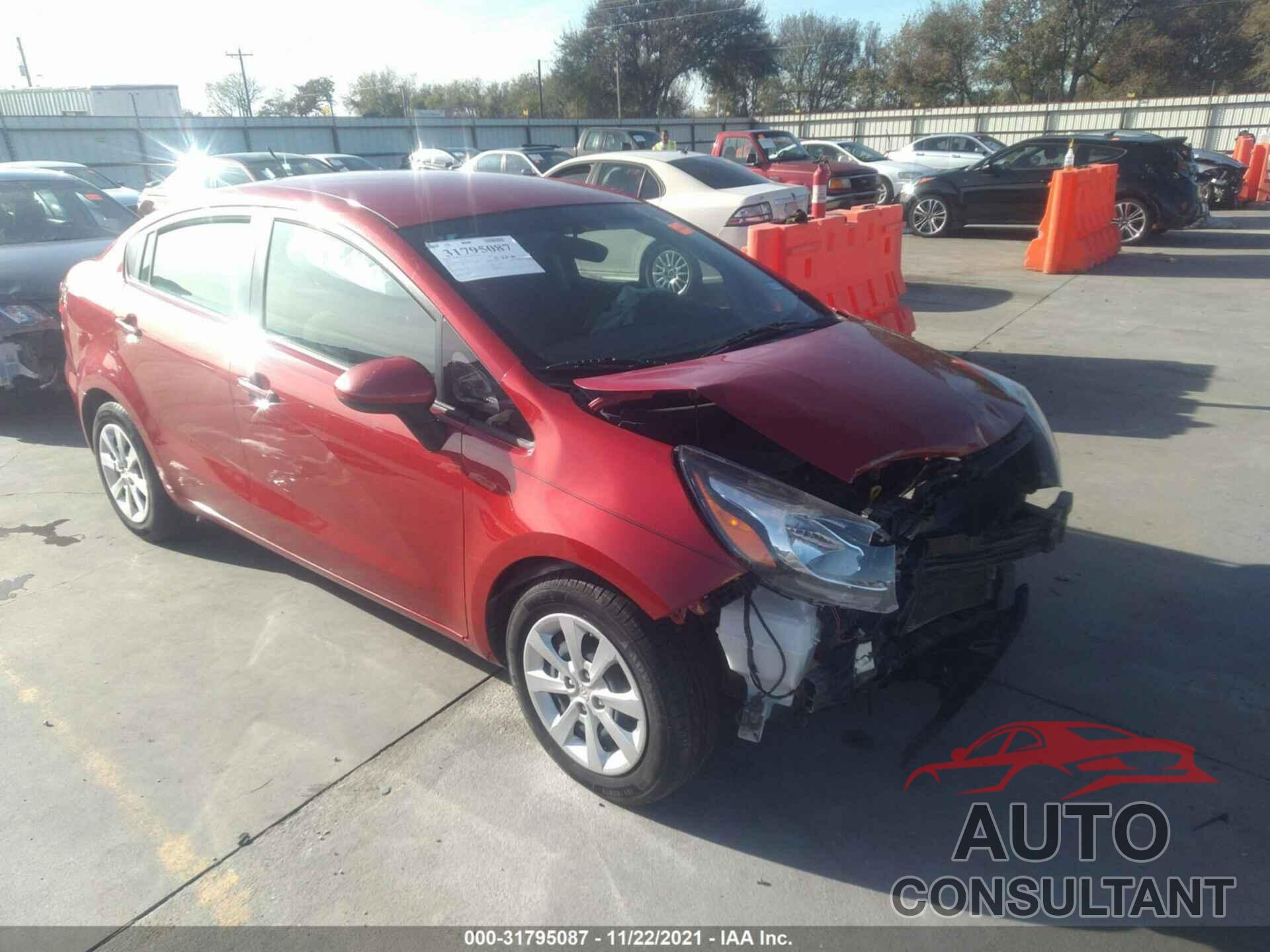 KIA RIO 2017 - KNADM4A39H6049791