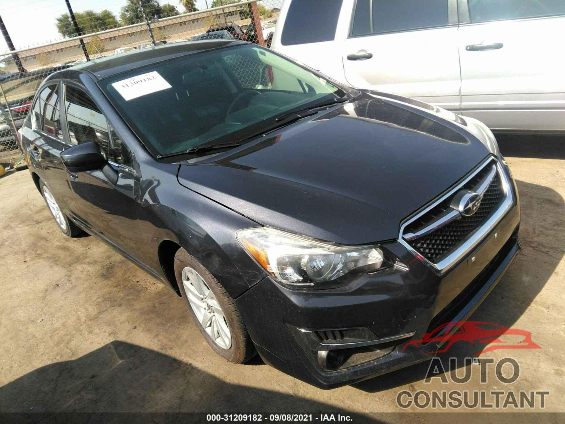 SUBARU IMPREZA SEDAN 2016 - JF1GJAB6XGH004027