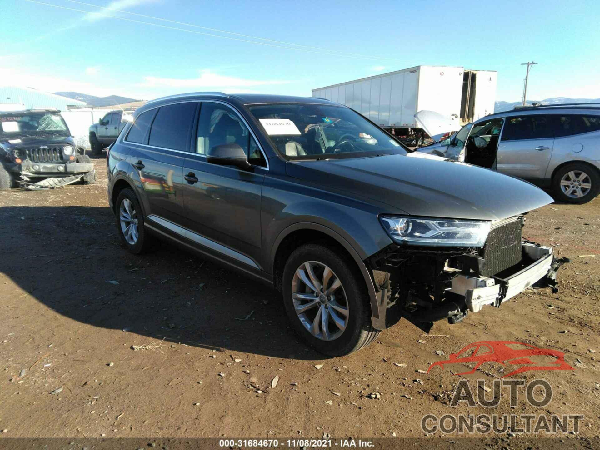 AUDI Q7 2017 - WA1AHAF74HD044864