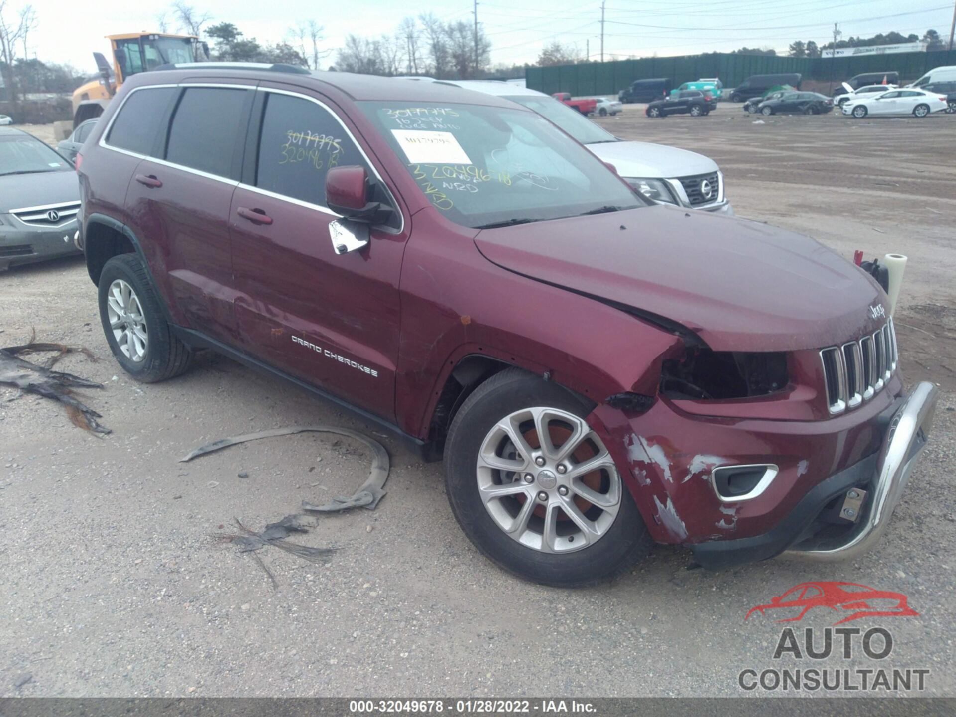 JEEP GRAND CHEROKEE 2016 - 1C4RJFAG9GC327816