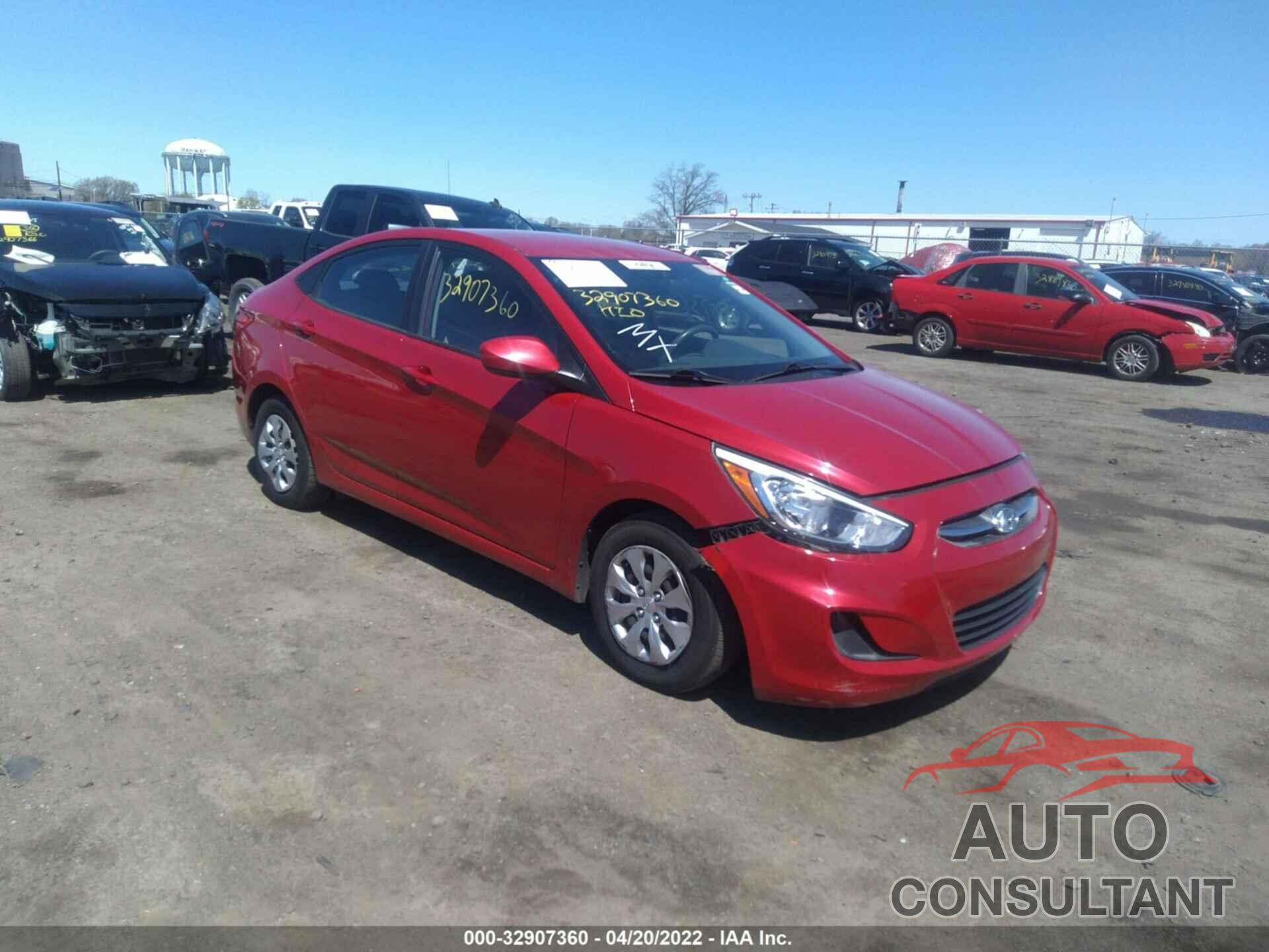 HYUNDAI ACCENT 2017 - KMHCT4AE7HU224744