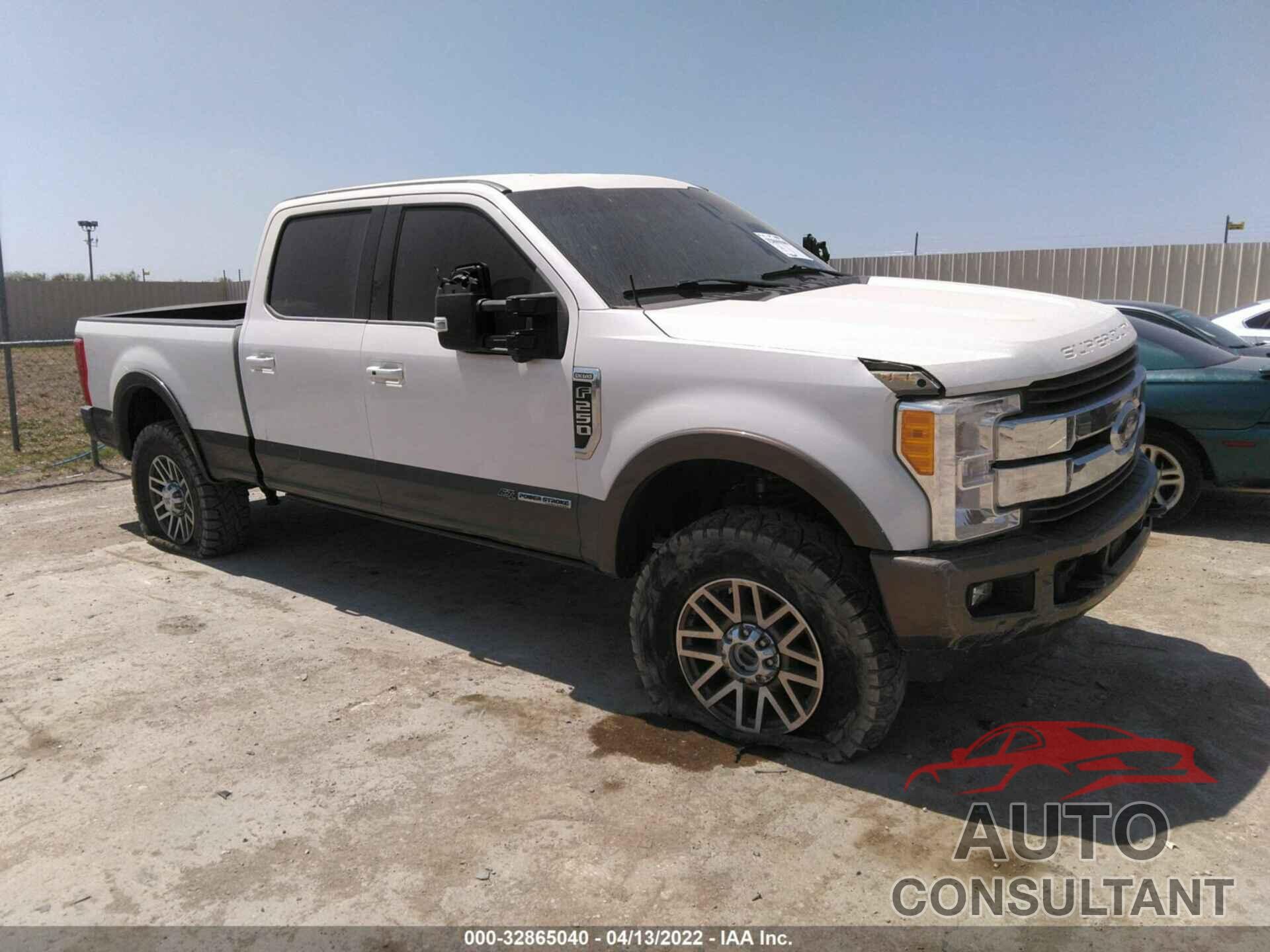 FORD SUPER DUTY F-250 SRW 2017 - 1FT7W2BT8HEE63986