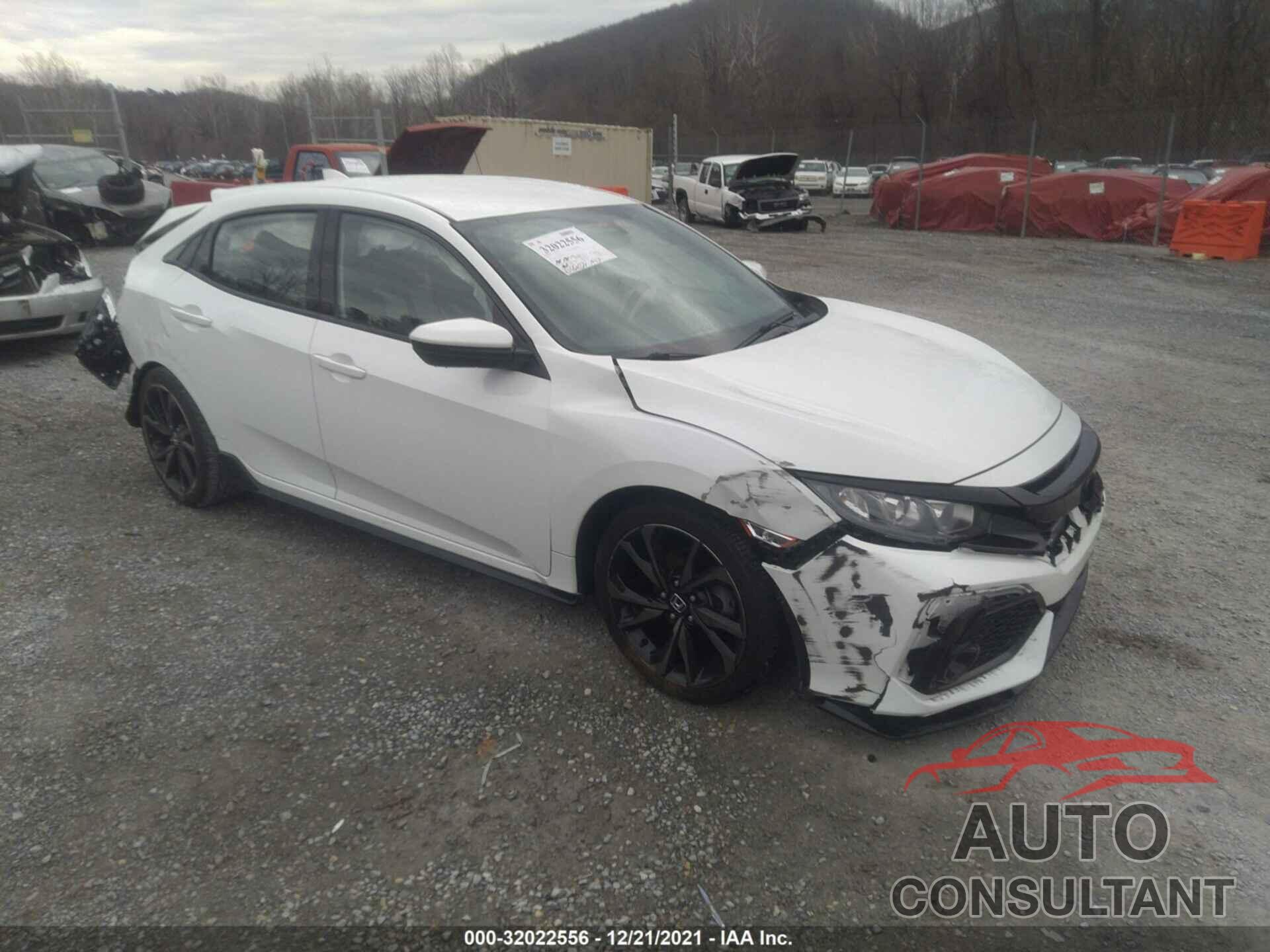 HONDA CIVIC HATCHBACK 2017 - SHHFK7H48HU230563