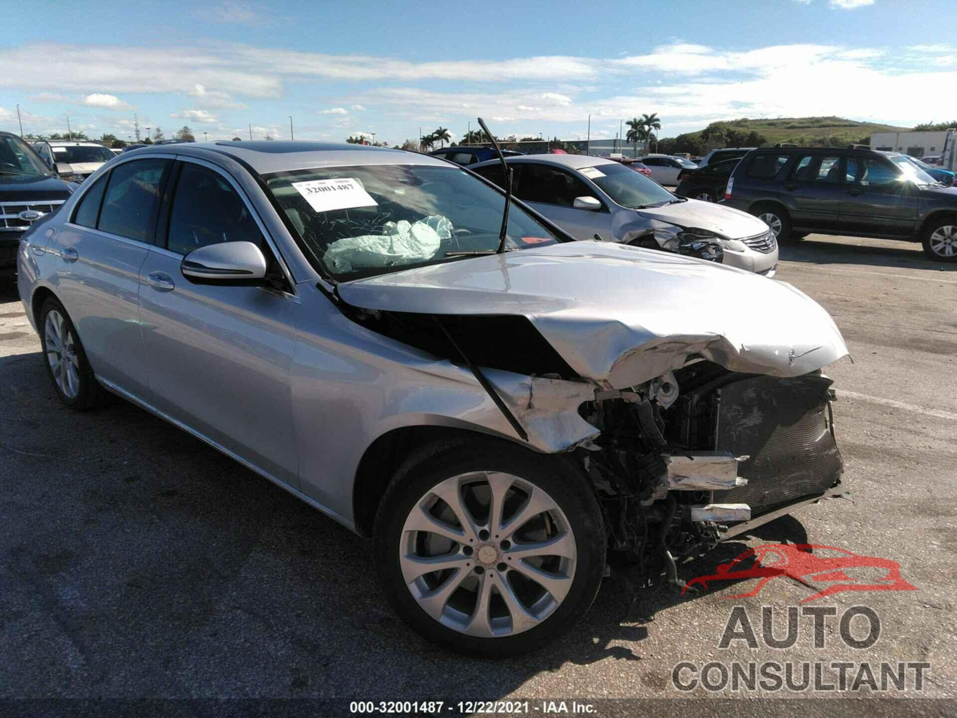 MERCEDES-BENZ E-CLASS 2017 - WDDZF4JB3HA086039