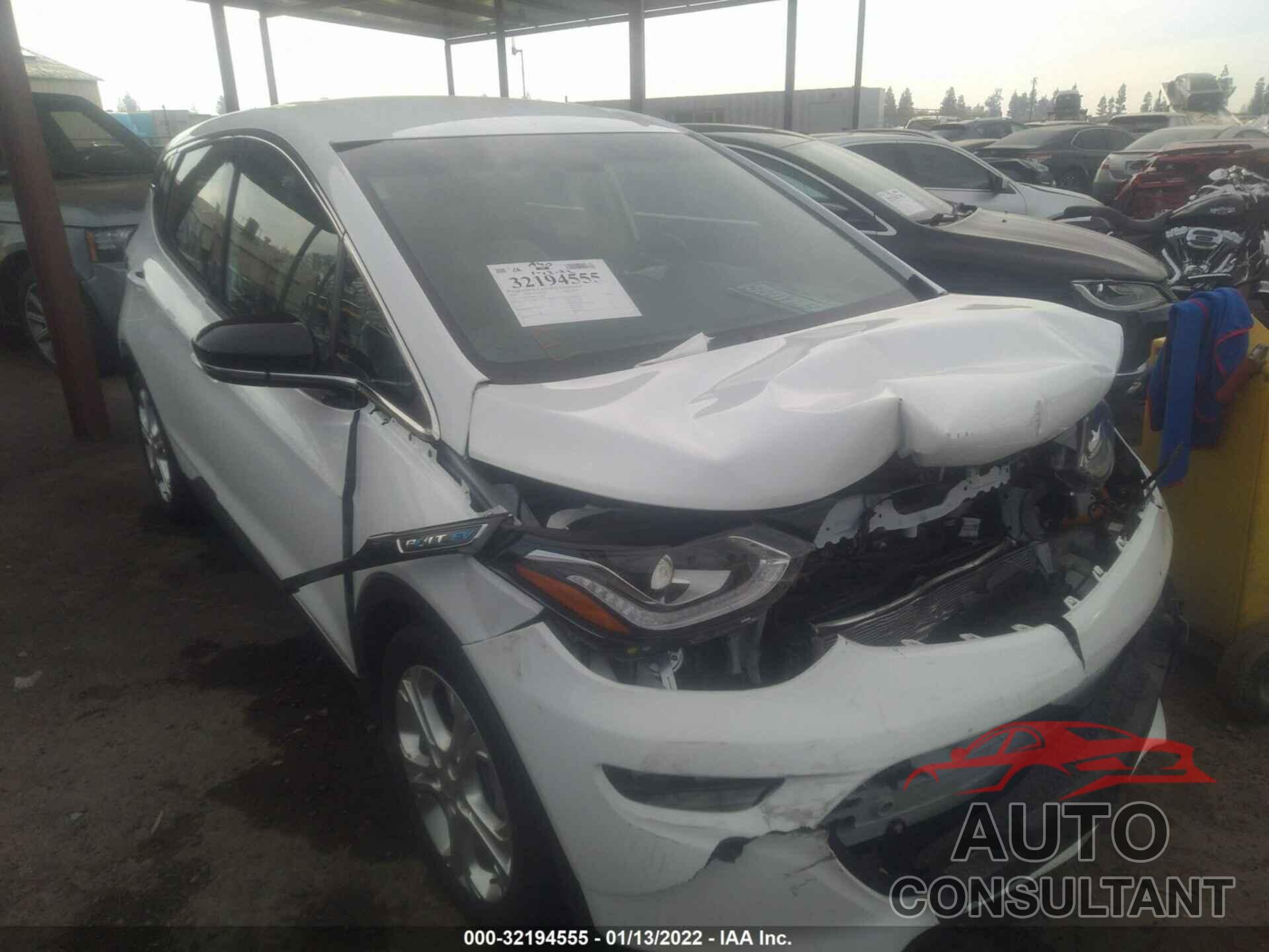 CHEVROLET BOLT EV 2020 - 1G1FW6S08L4121986