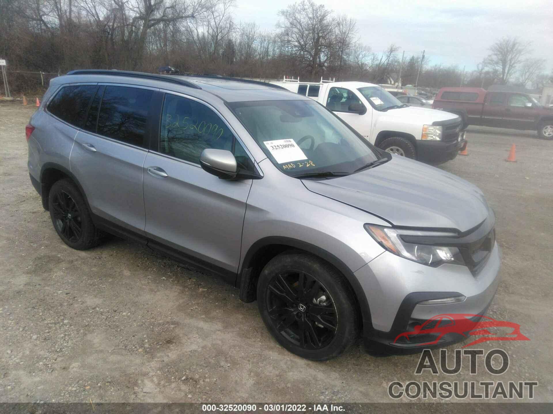 HONDA PILOT 2021 - 5FNYF6H28MB059489