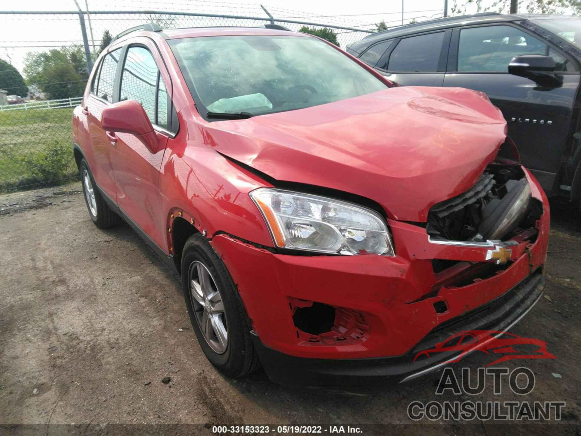 CHEVROLET TRAX 2016 - KL7CJLSB6GB603413