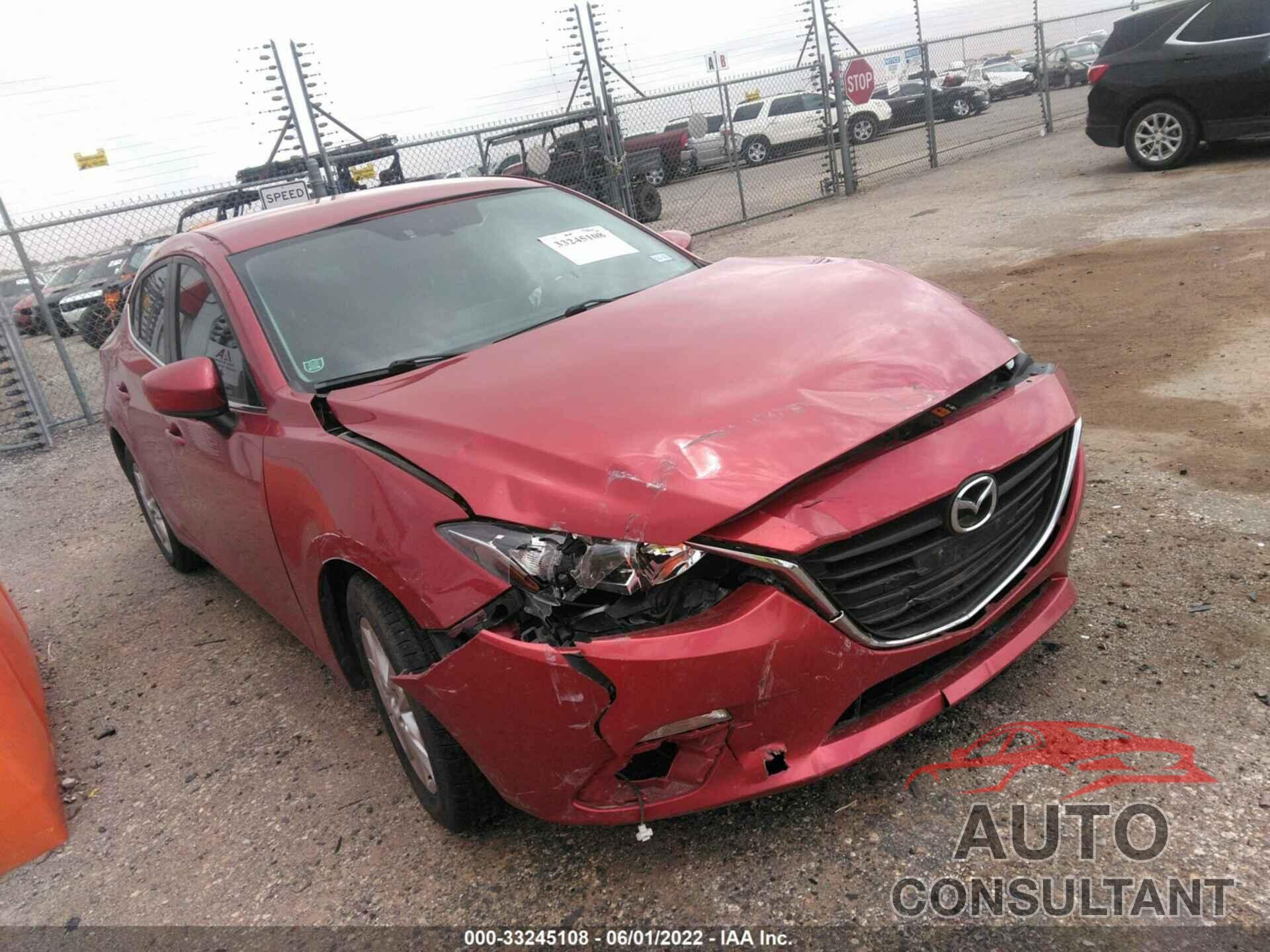 MAZDA MAZDA3 2016 - 3MZBM1U7XGM325432