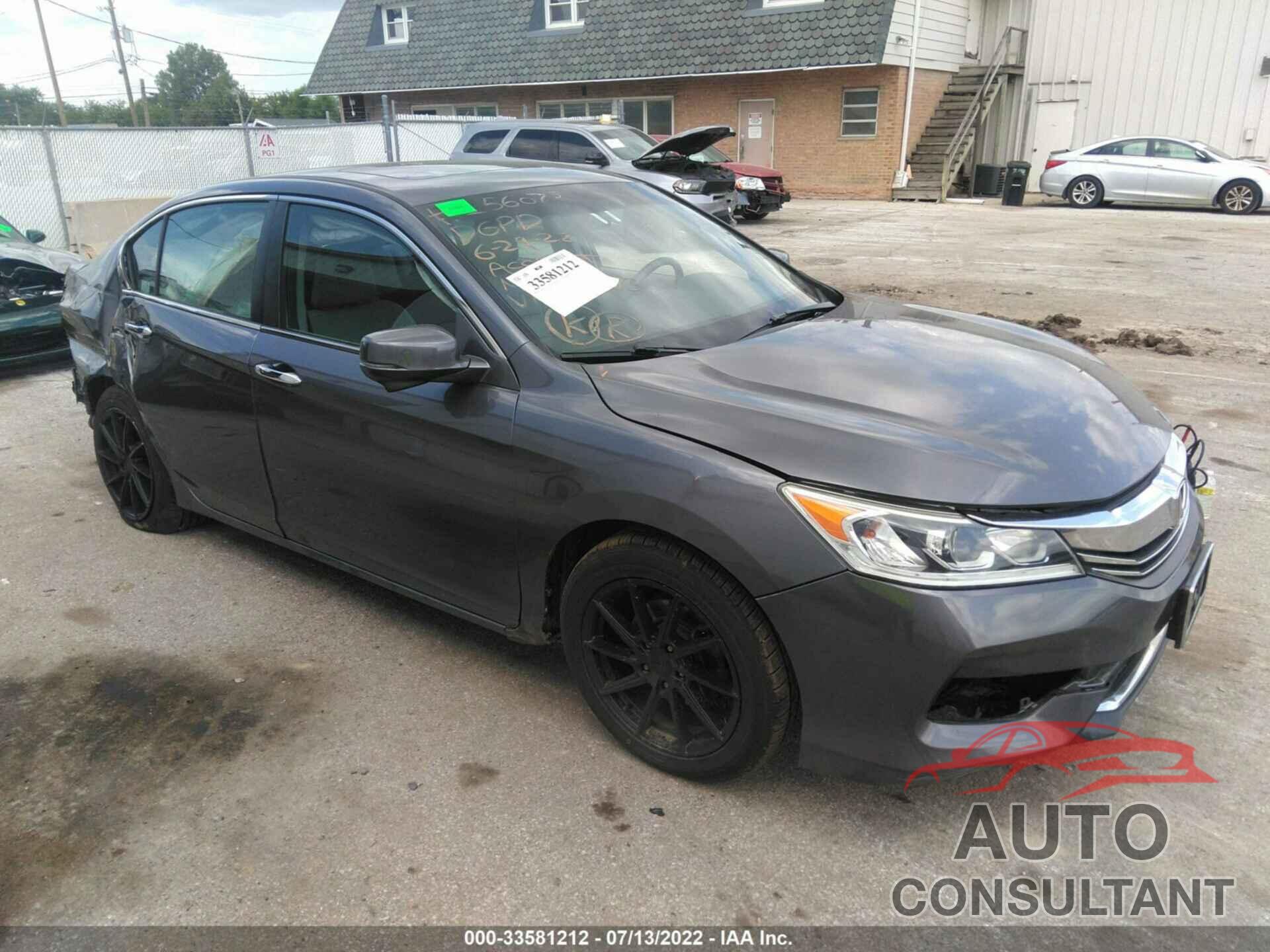 HONDA ACCORD SEDAN 2016 - 1HGCR2F89GA011483