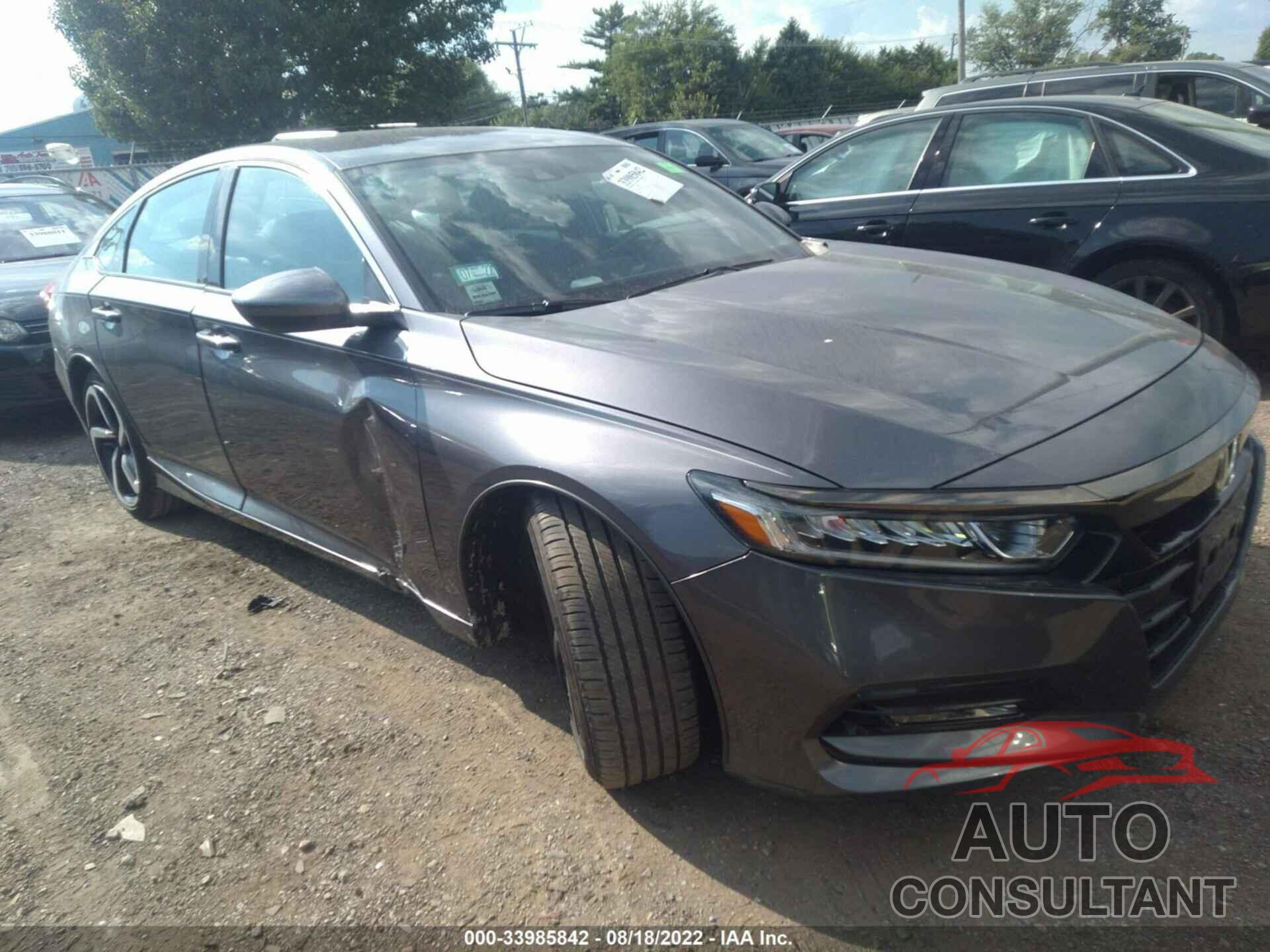 HONDA ACCORD SEDAN 2019 - 1HGCV1F38KA168909